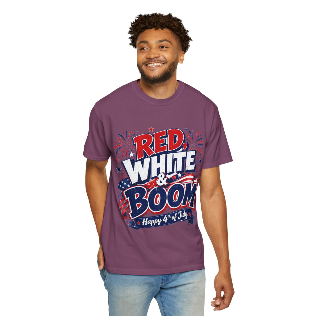 Red, White & Boom 4th of July T-Shirt