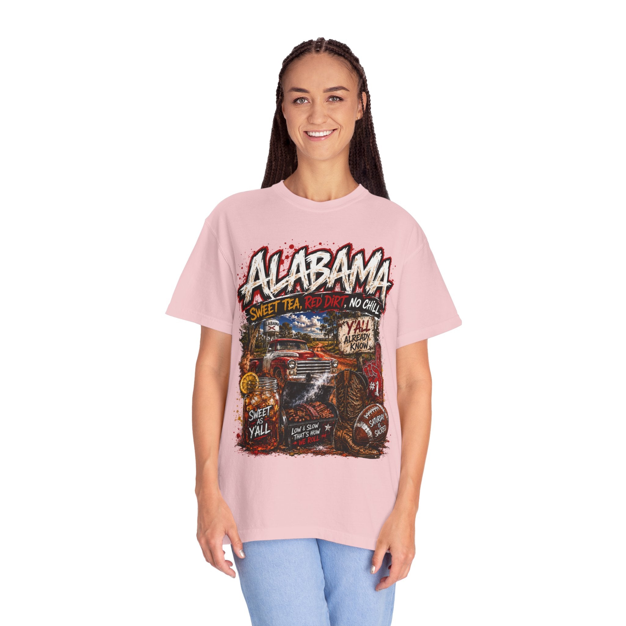 Alabama Vintage Truck T-Shirt — Sweet Tea, No Chill Graphic Tee