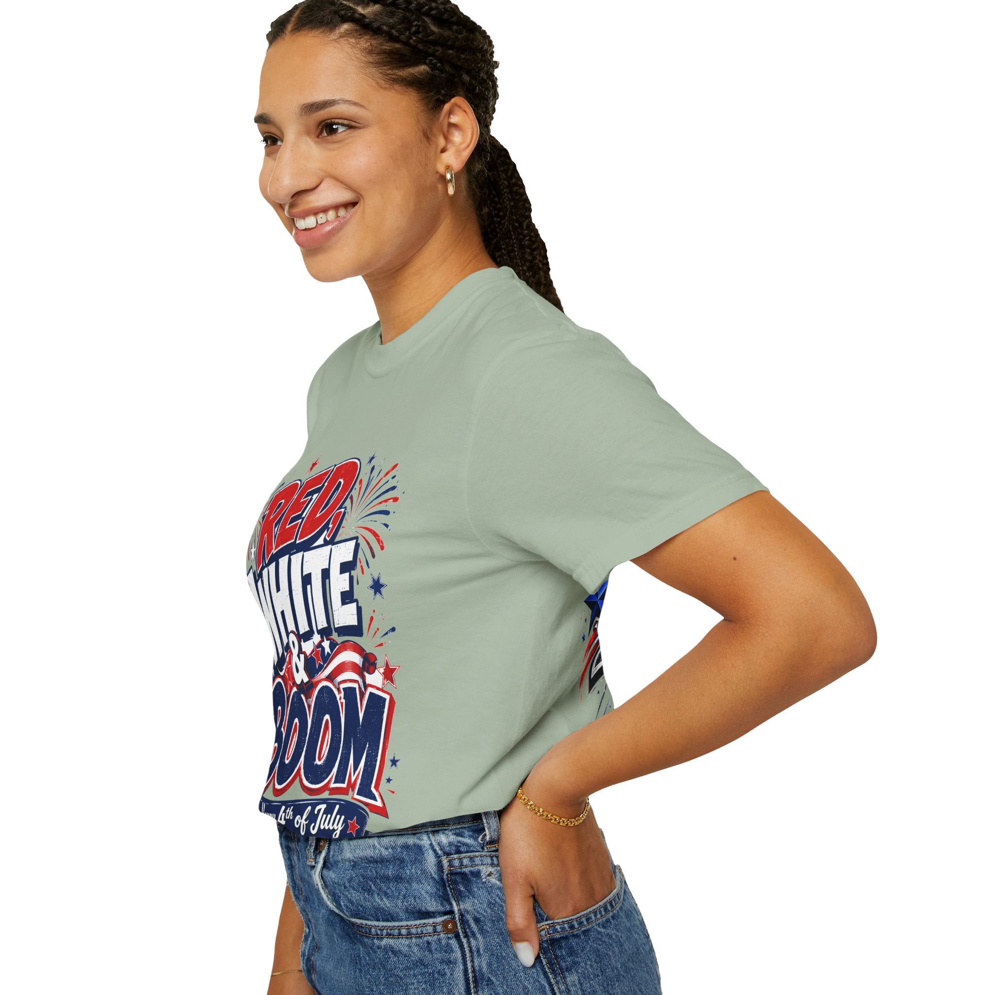 Red, White & Boom 4th of July T-Shirt