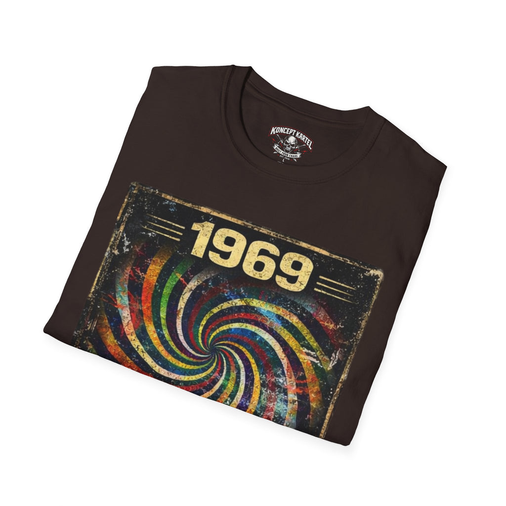 1969 Psych Revolution T‑Shirt — Vintage Psychedelic Graphic Tee