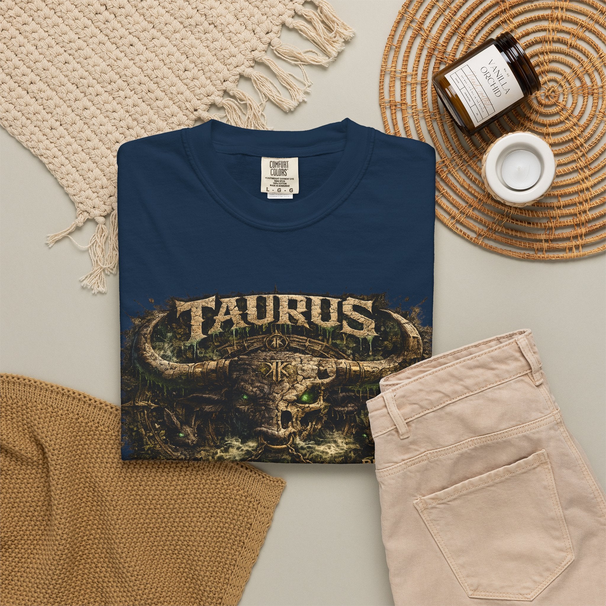 Taurus Zodiac T-Shirt — 'Built to Endure' Graphic Tee