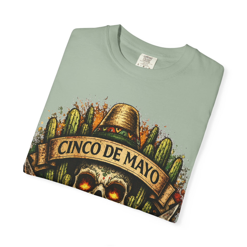 Cinco de Mayo Skull T-Shirt — Mexican Fiesta Graphic Tee
