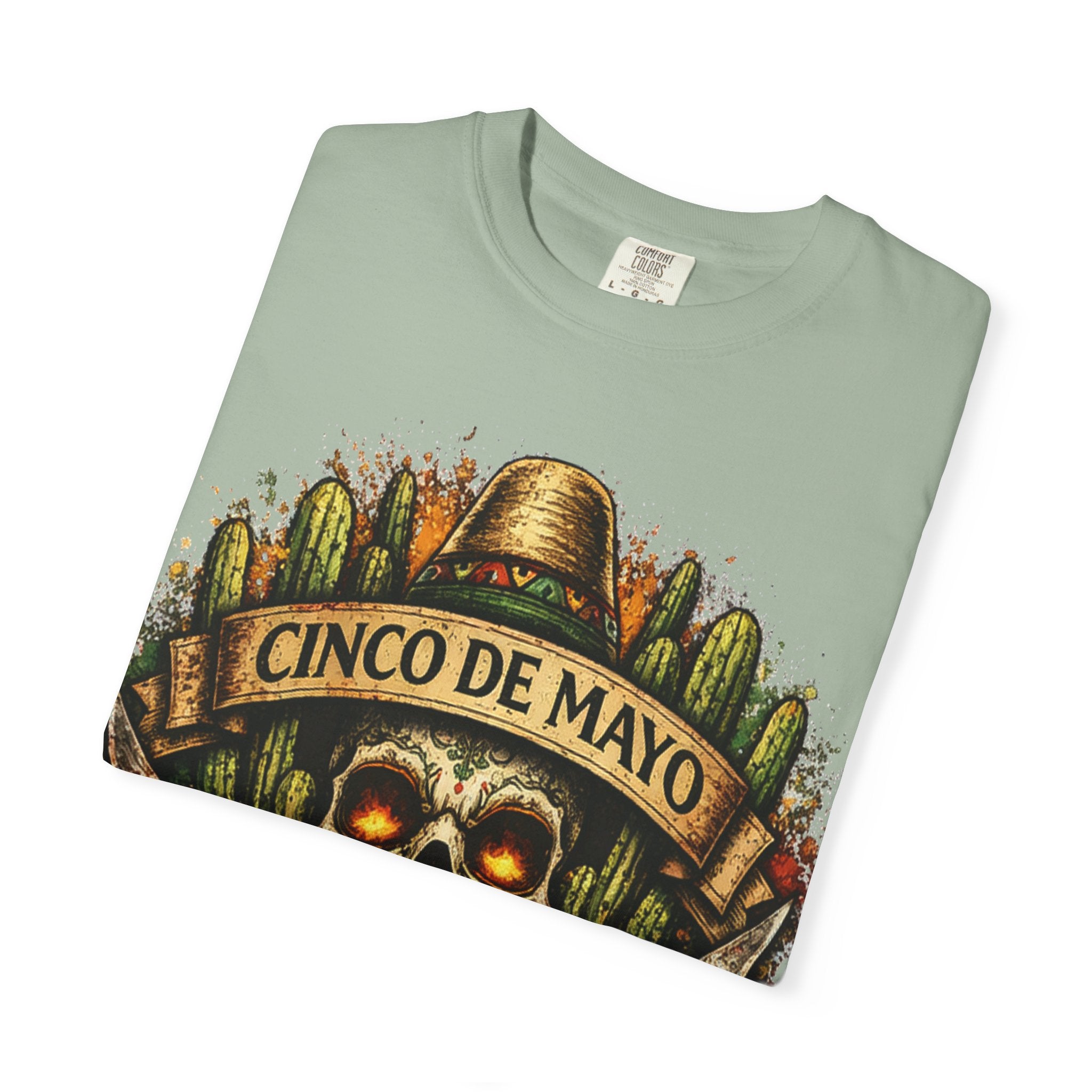 Cinco de Mayo Skull T-Shirt — Mexican Fiesta Graphic Tee