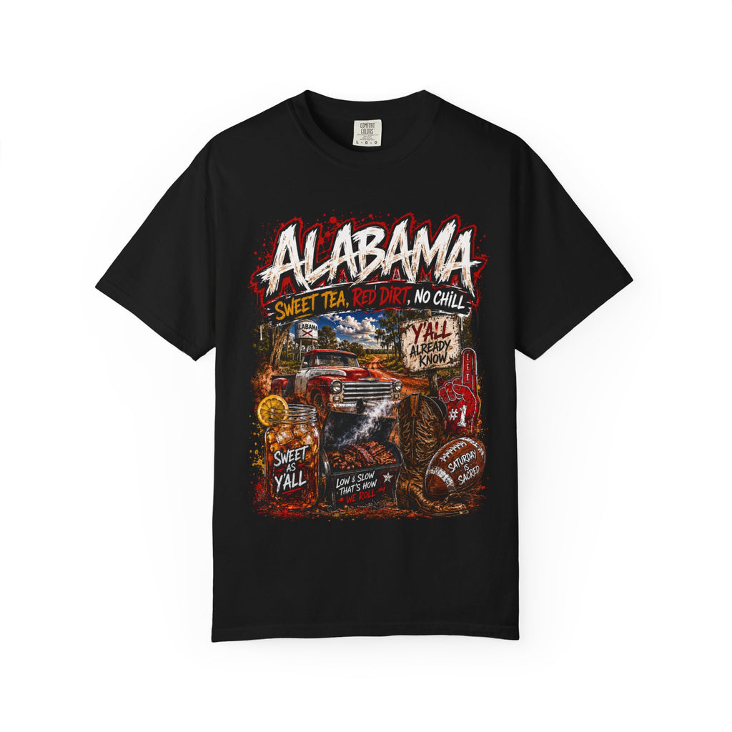 Alabama Vintage Truck T-Shirt — Sweet Tea, No Chill Graphic Tee