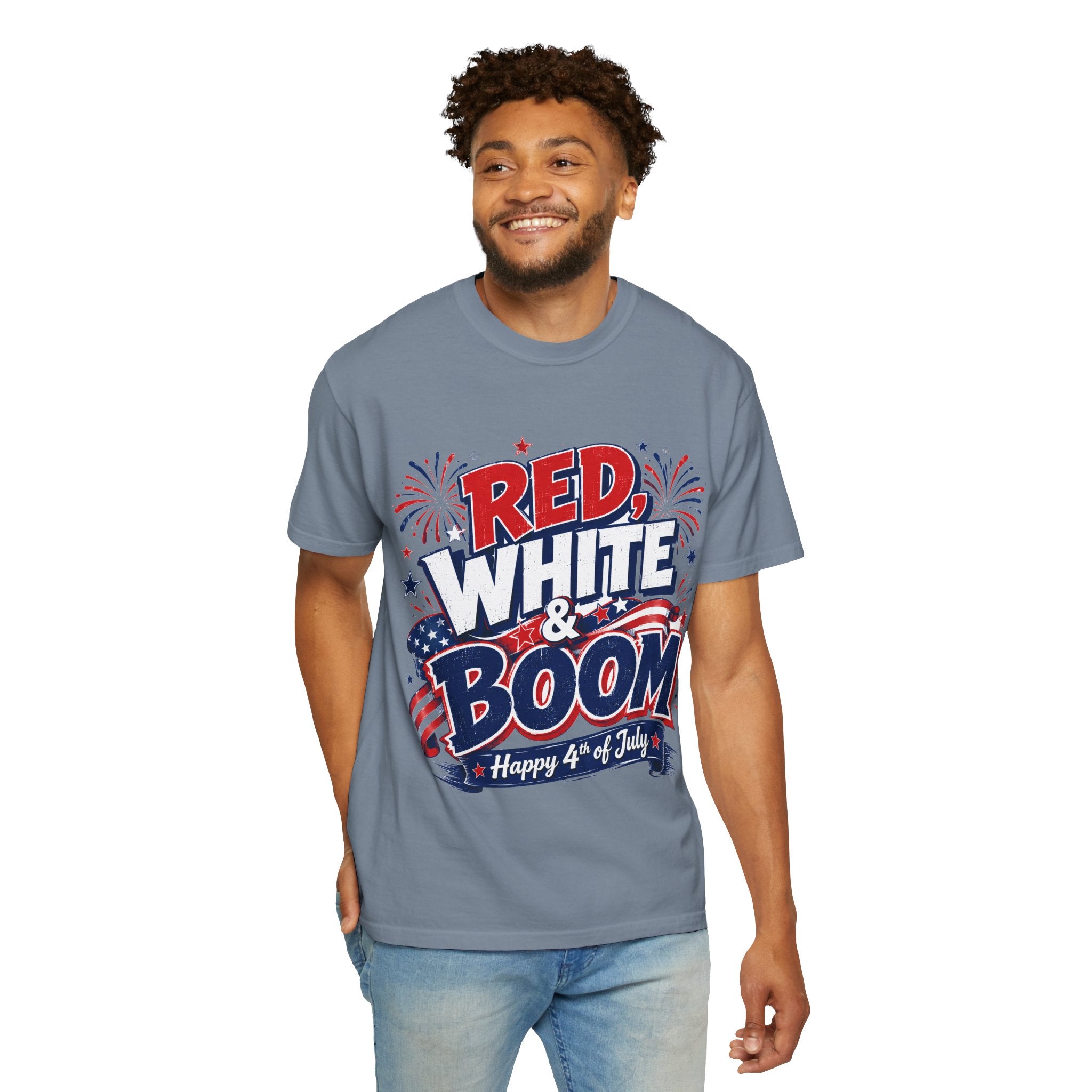 Red, White & Boom 4th of July T-Shirt