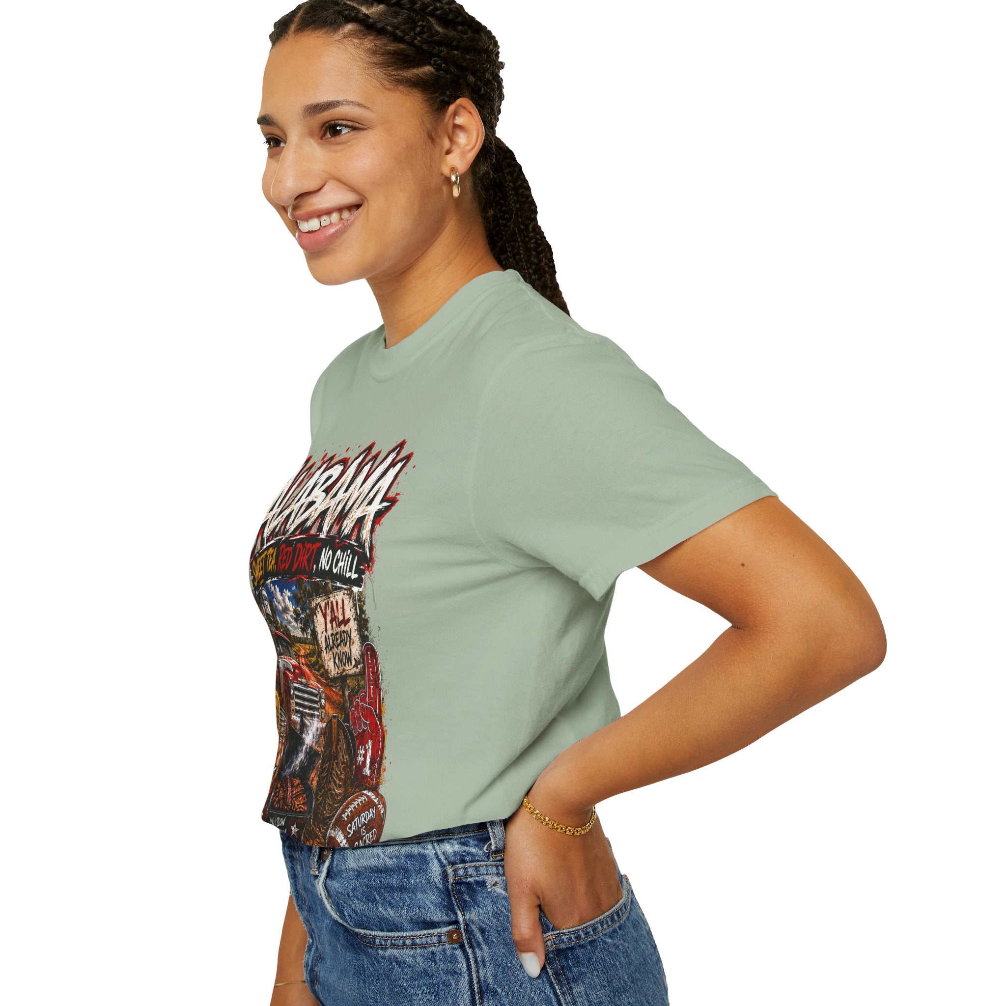 Alabama Vintage Truck T-Shirt — Sweet Tea, No Chill Graphic Tee