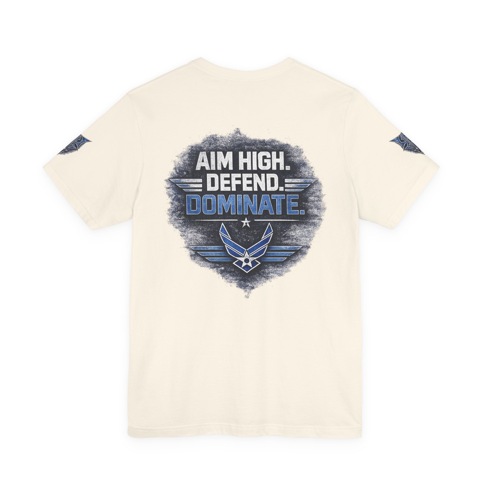 Air Force Pilot Mask Tee — "Air Force Above All" Military Aviation T-Shirt