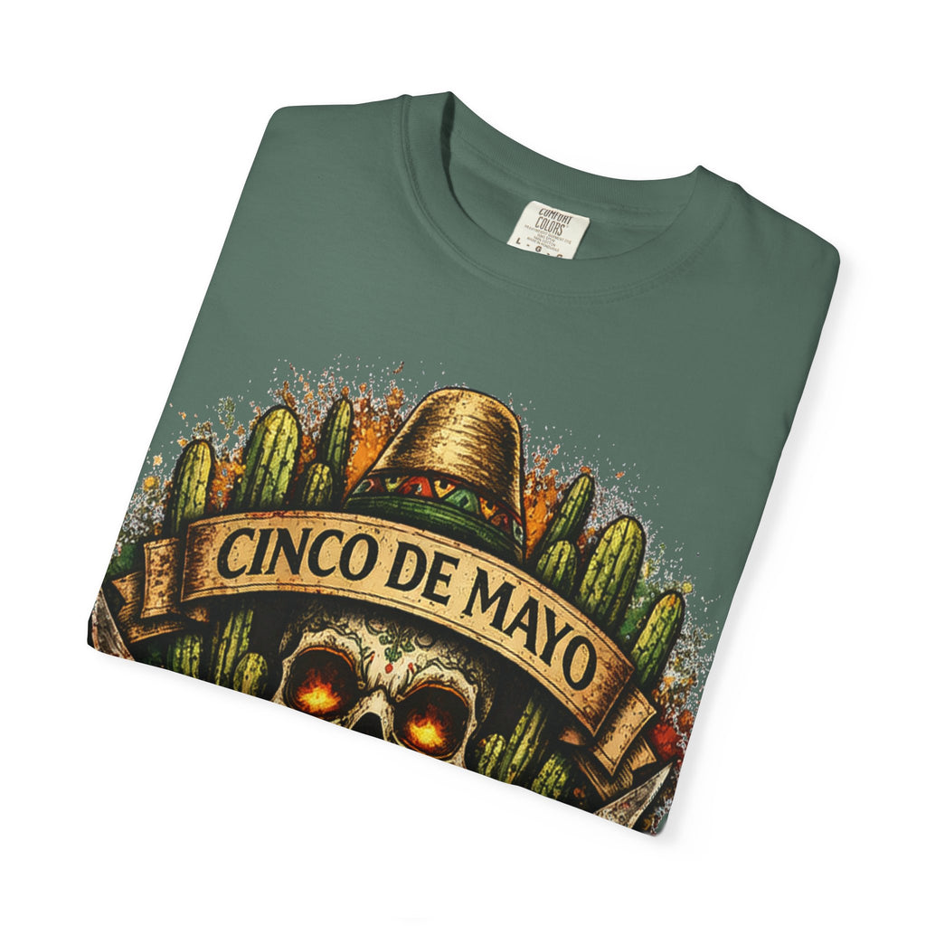 Cinco de Mayo Skull T-Shirt — Mexican Fiesta Graphic Tee