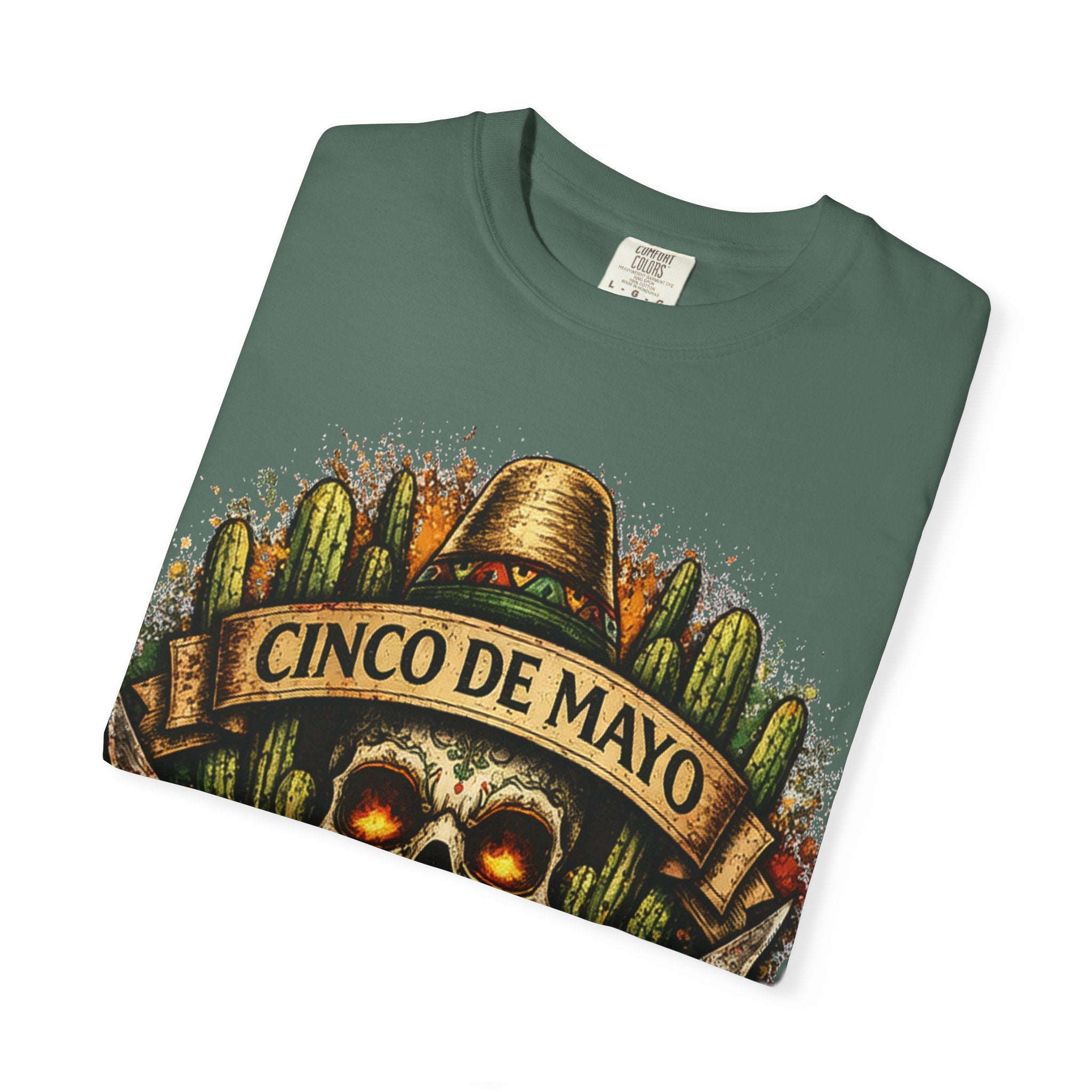 Cinco de Mayo Skull T-Shirt — Mexican Fiesta Graphic Tee