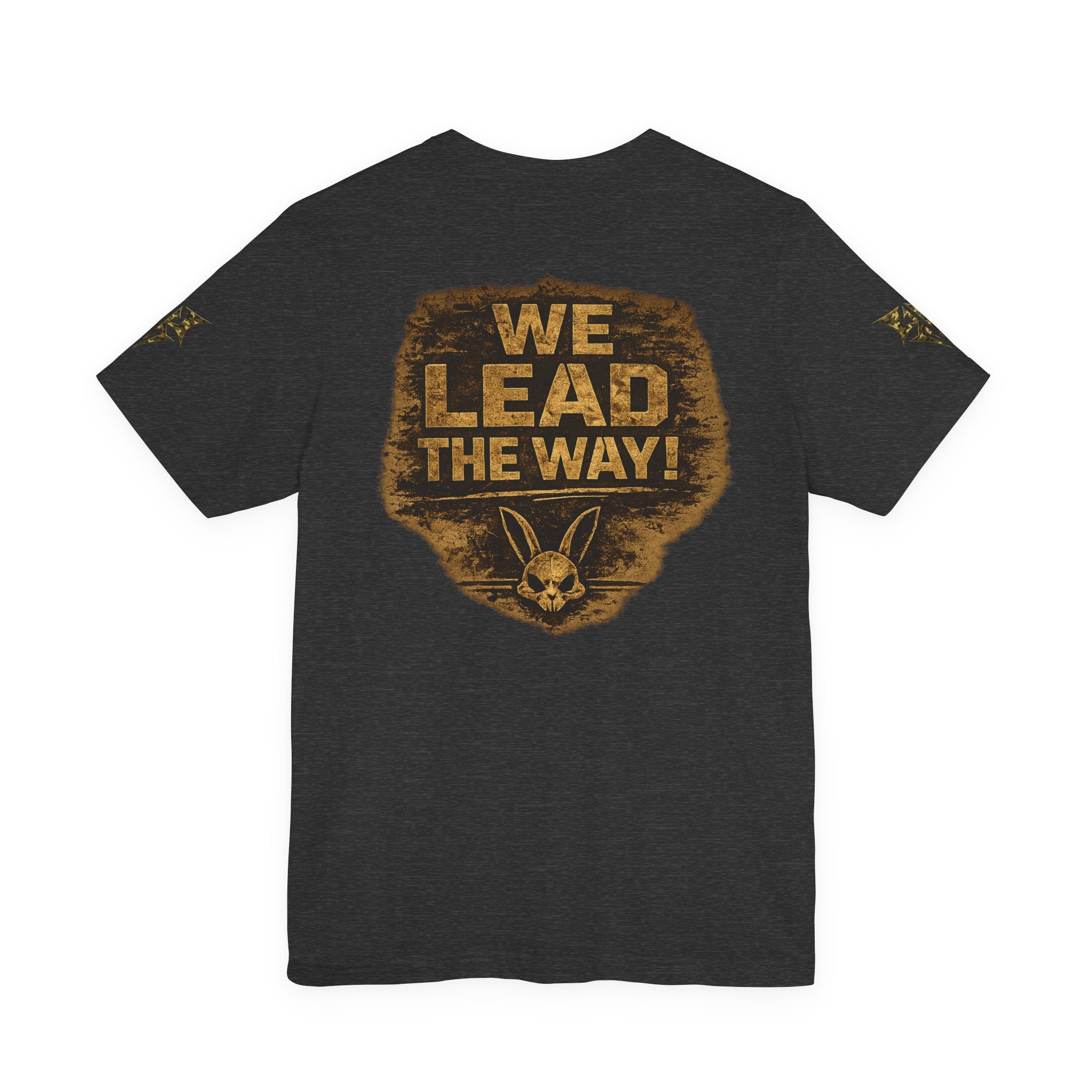 Army We Lead The Way Graphic Tee — Military Skull & Flag T-Shirt