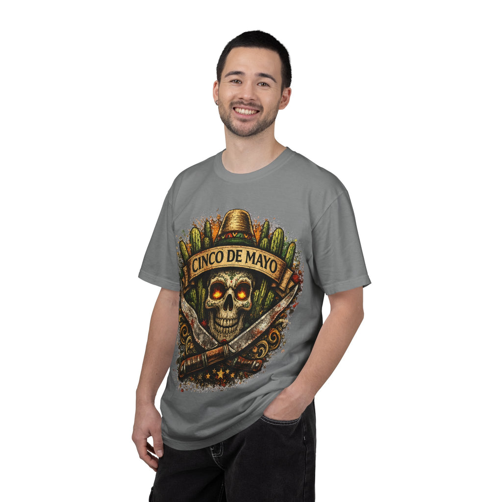 Cinco de Mayo Skull T-Shirt — Mexican Fiesta Graphic Tee