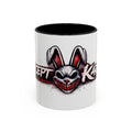 Dark Bunny Logo Accent Coffee Mug — 'Kartel' Graphic 11/15oz