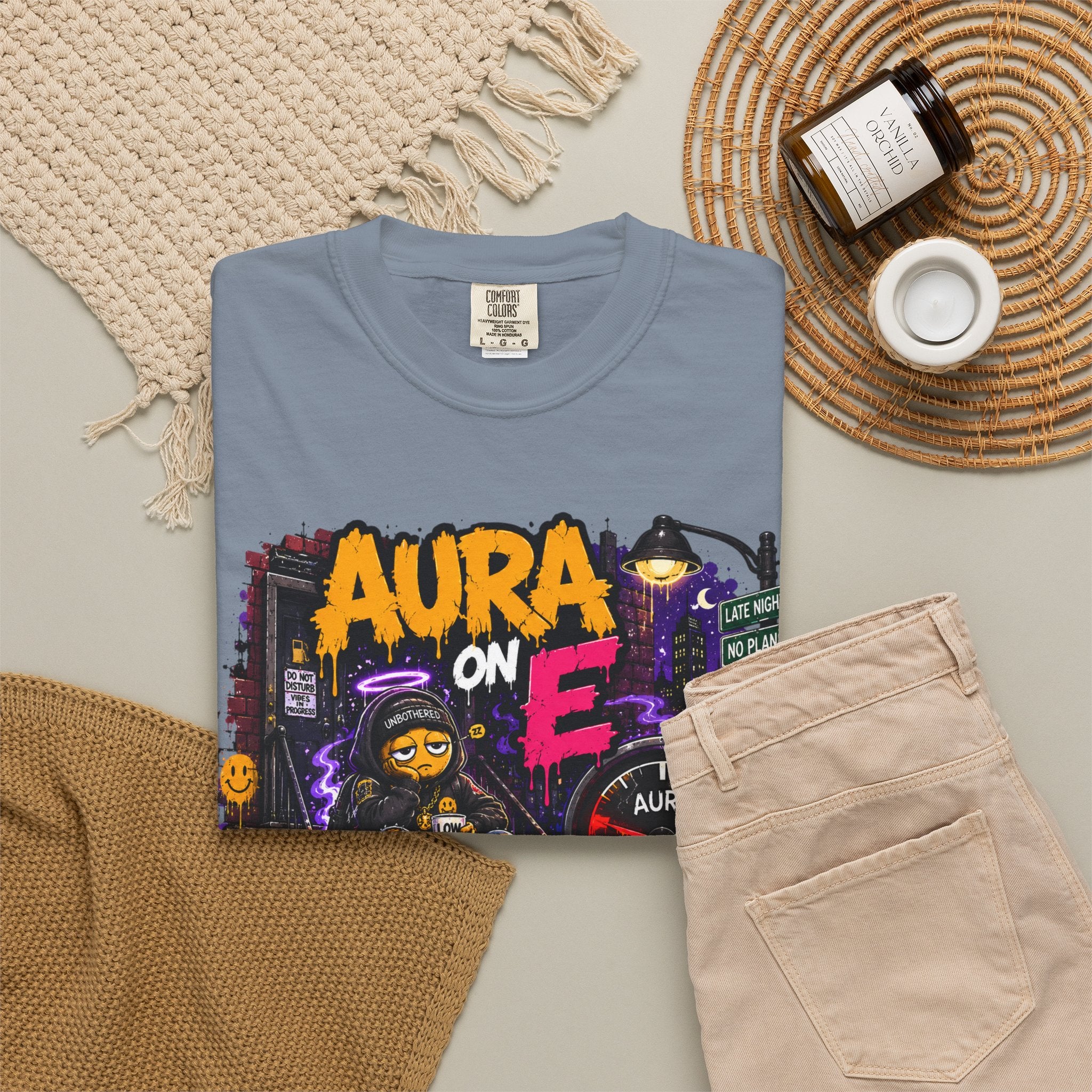 Aura On, Still Outside T-Shirt — Urban Graffiti Gaming Tee