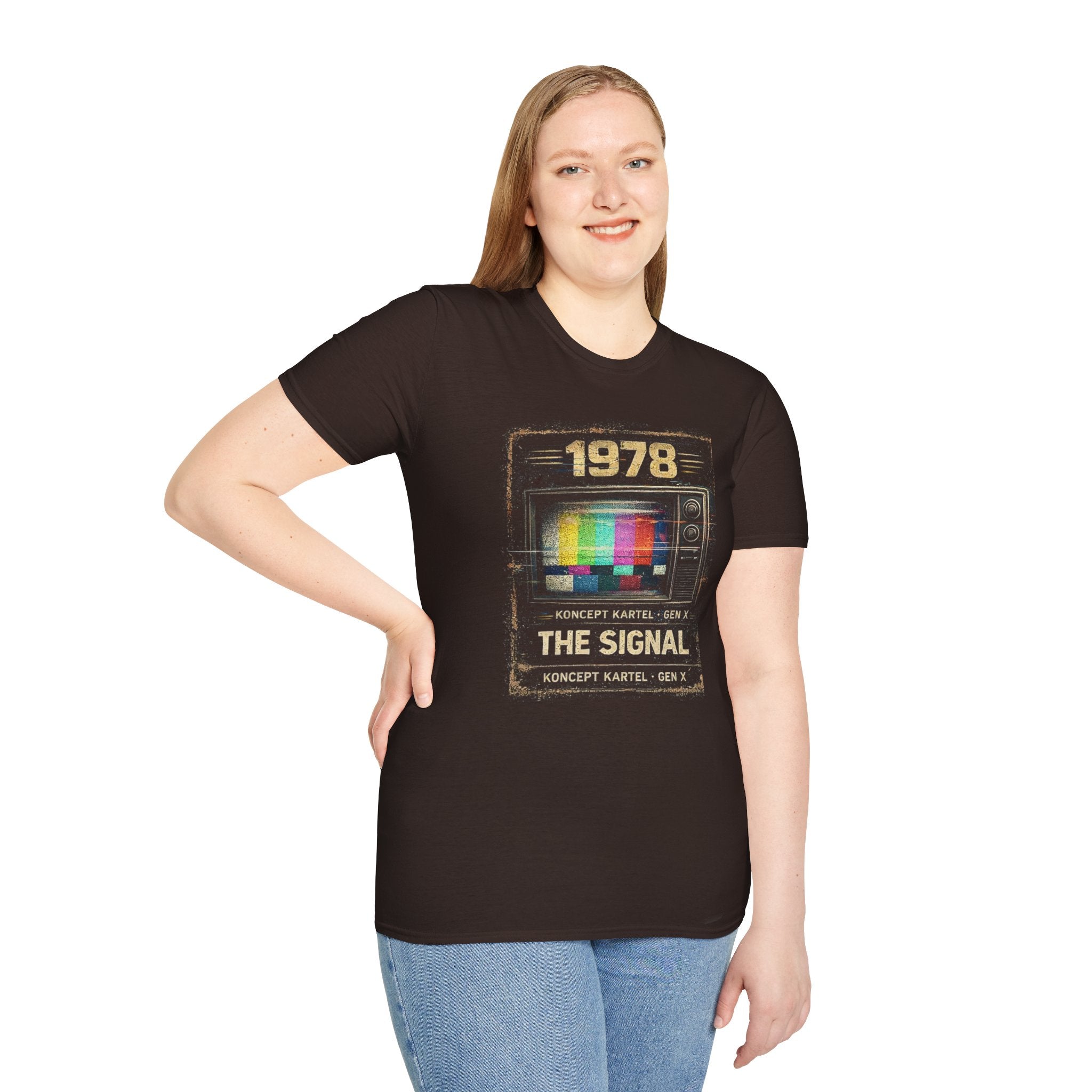 1978 "The Signal" Retro TV Tee — Vintage Broadcast Graphic T-Shirt