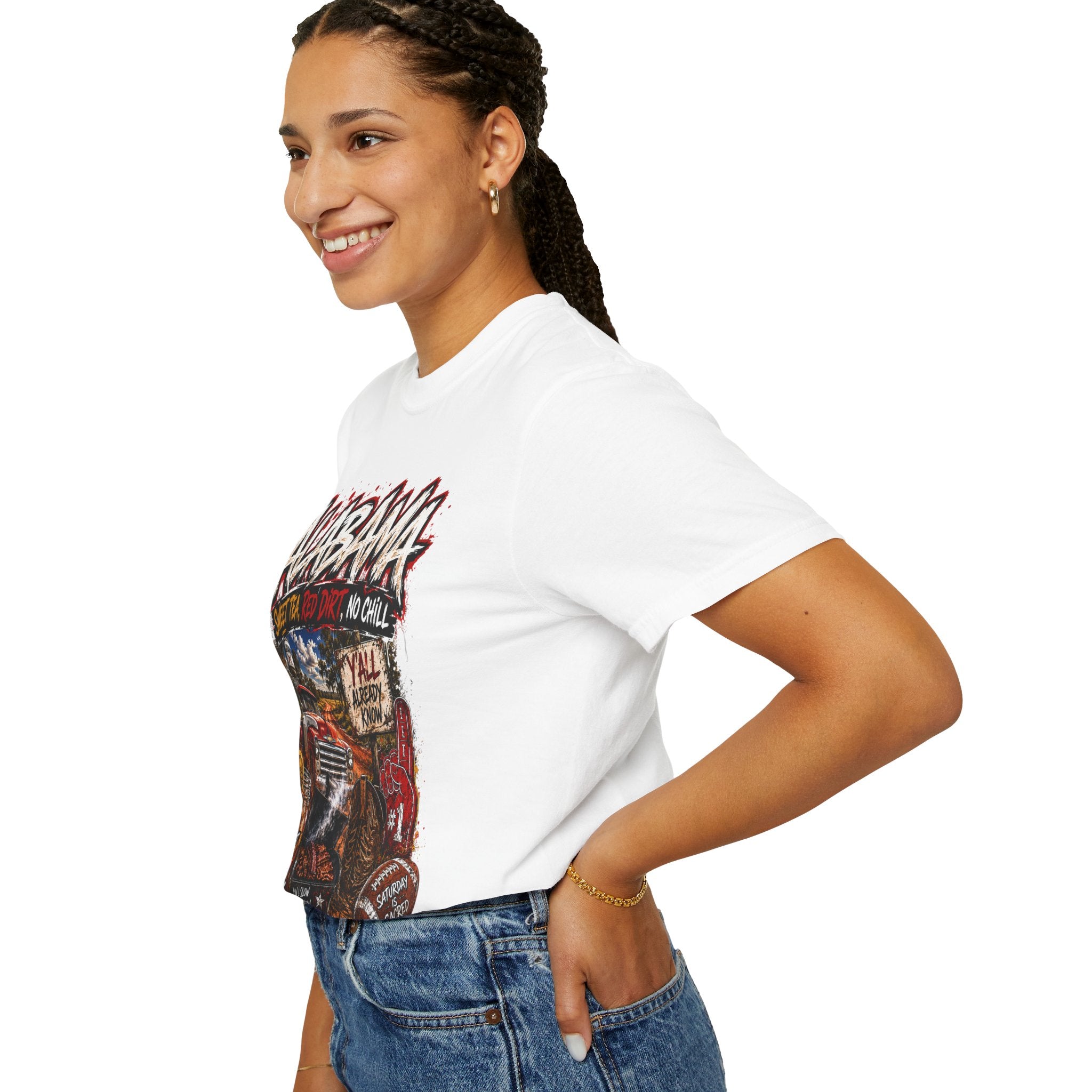Alabama Vintage Truck T-Shirt — Sweet Tea, No Chill Graphic Tee