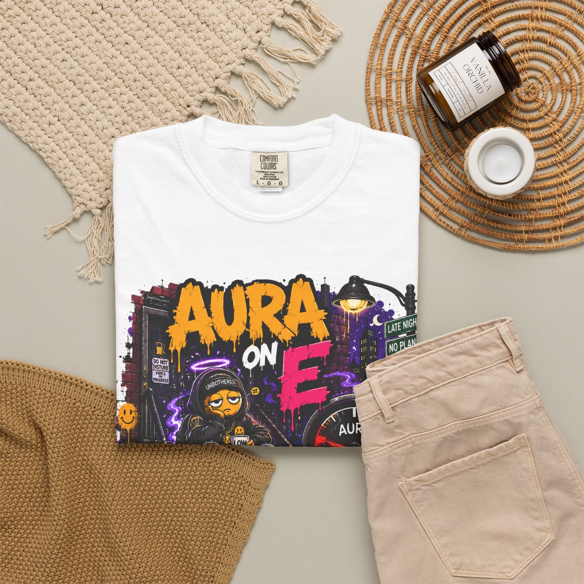 Aura On, Still Outside T-Shirt — Urban Graffiti Gaming Tee