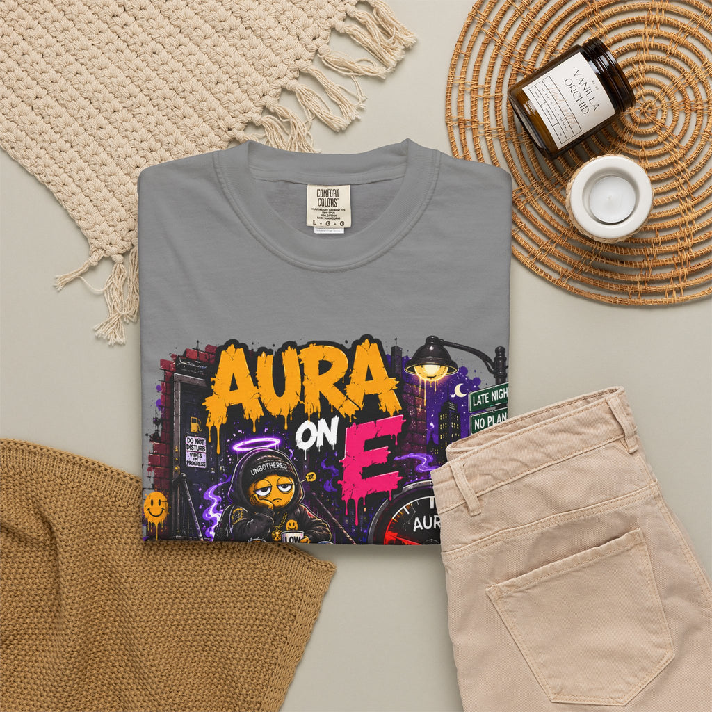 Aura On, Still Outside T-Shirt — Urban Graffiti Gaming Tee