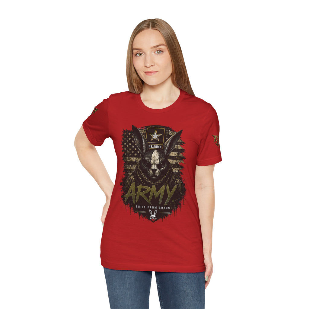 Army We Lead The Way Graphic Tee — Military Skull & Flag T-Shirt