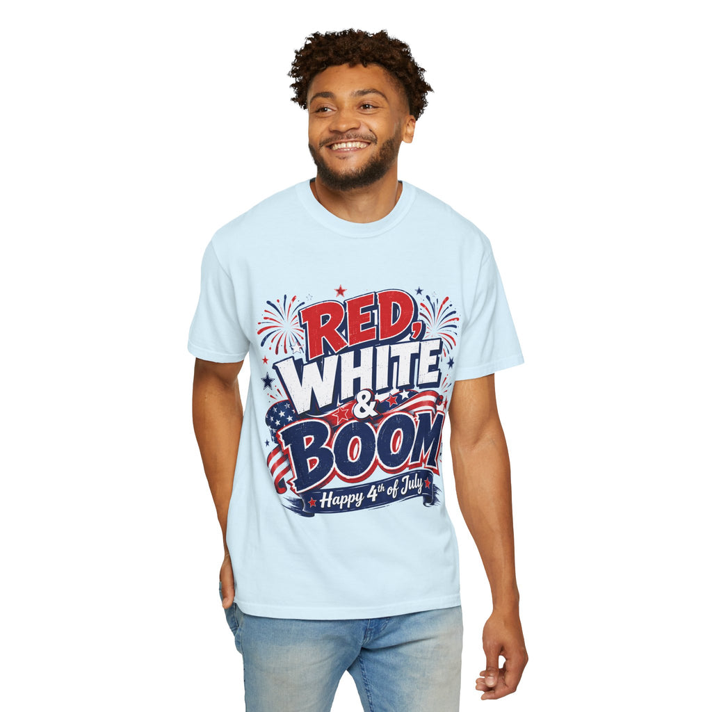 Red, White & Boom 4th of July T-Shirt