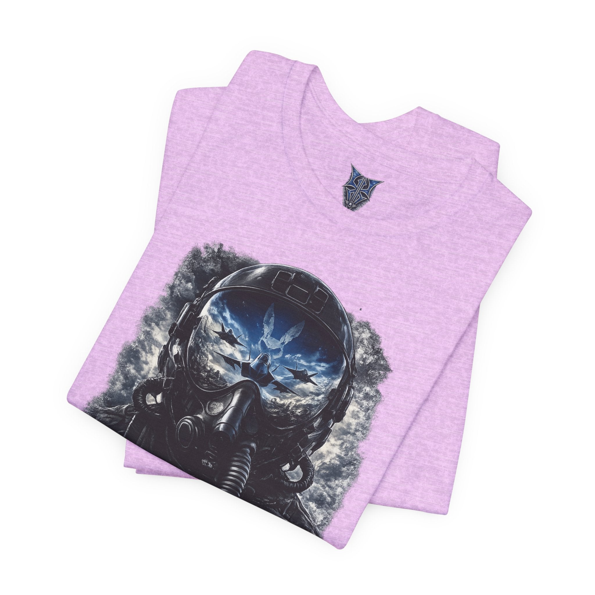 Air Force Pilot Mask Tee — "Air Force Above All" Military Aviation T-Shirt