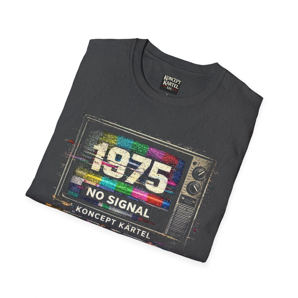 Retro TV Test Pattern Graphic Tee — Vintage 90s Aesthetic T-Shirt