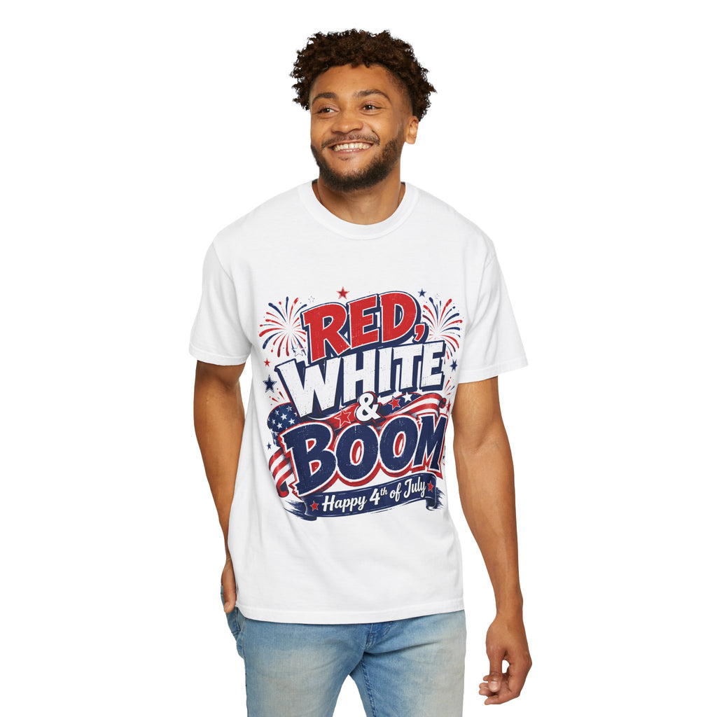 Red, White & Boom 4th of July T-Shirt