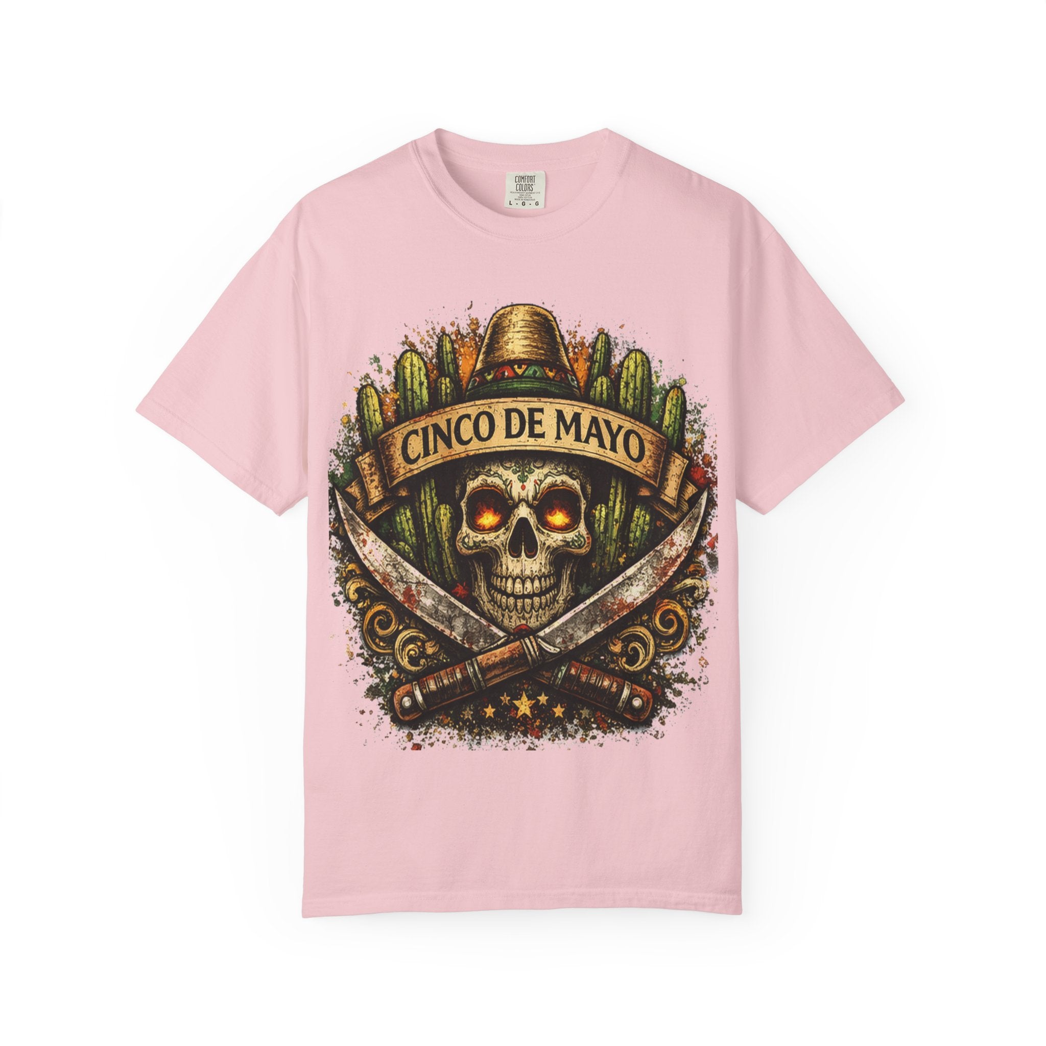 Cinco de Mayo Skull T-Shirt — Mexican Fiesta Graphic Tee