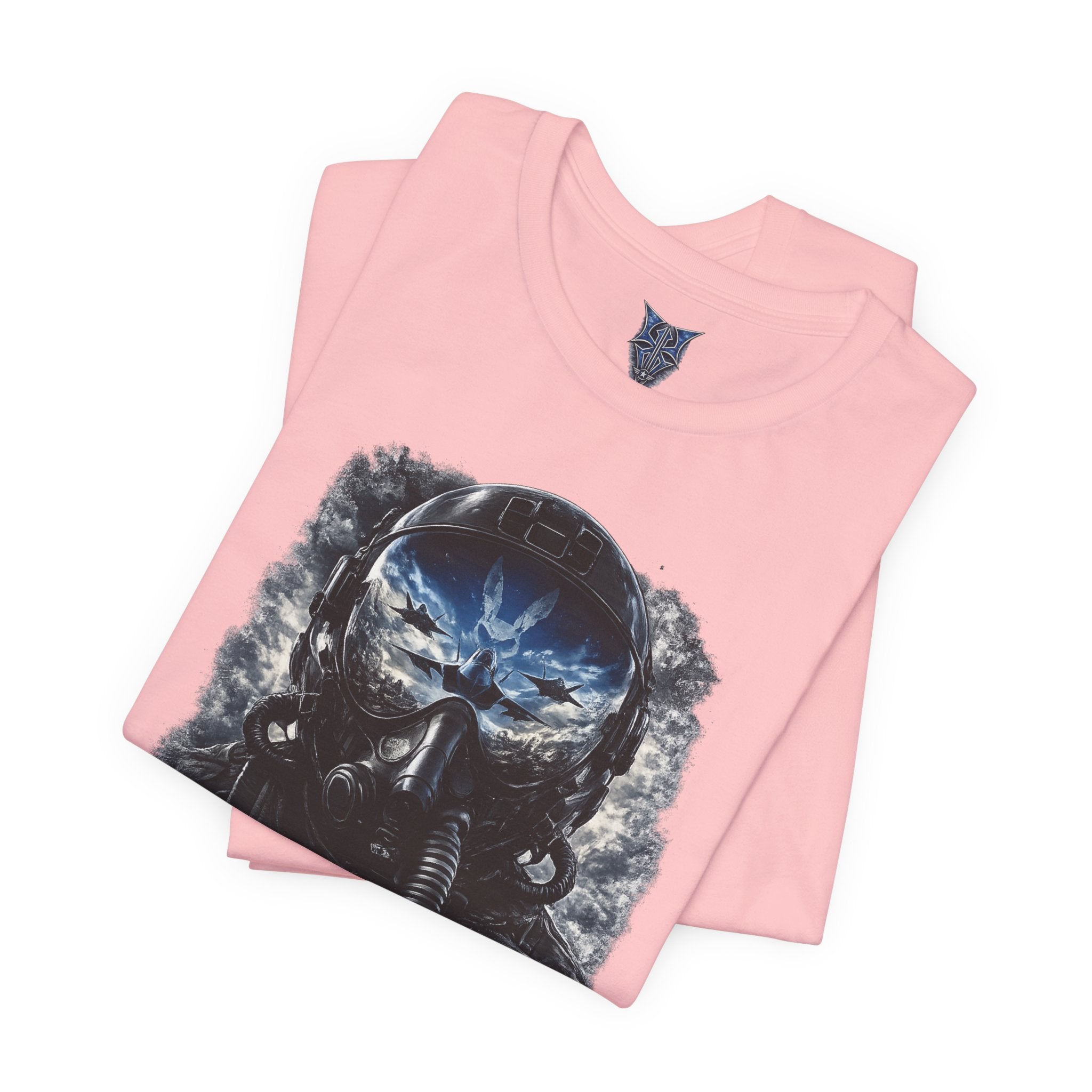 Air Force Pilot Mask Tee — "Air Force Above All" Military Aviation T-Shirt
