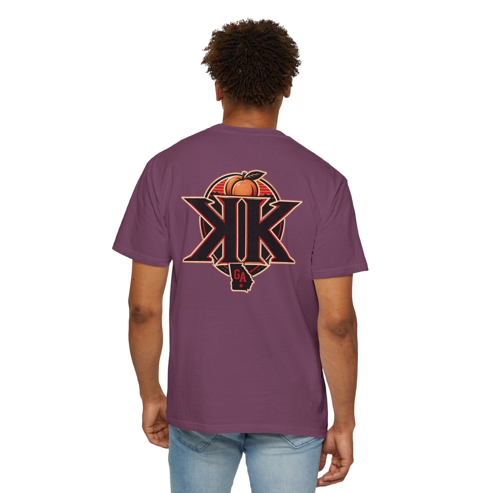 Georgia Peach Vintage Graphic T-Shirt — Atlanta Street Food & Peach State Design