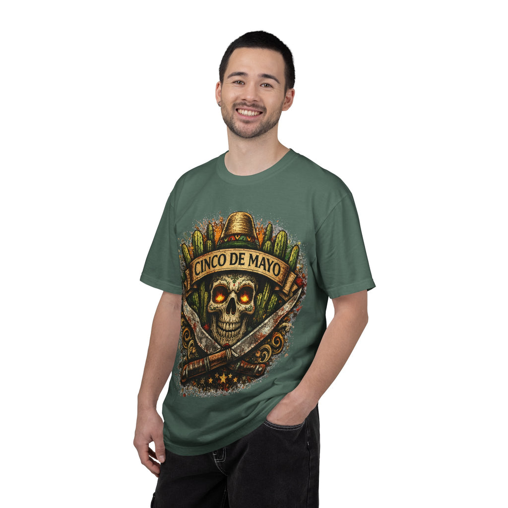 Cinco de Mayo Skull T-Shirt — Mexican Fiesta Graphic Tee