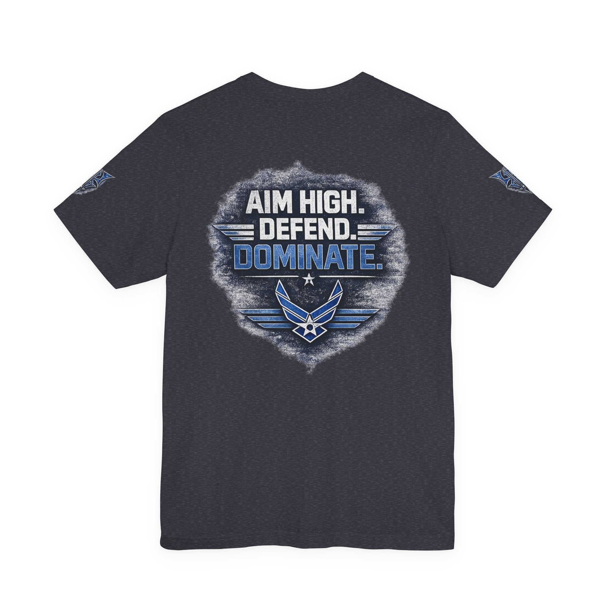Air Force Pilot Mask Tee — "Air Force Above All" Military Aviation T-Shirt