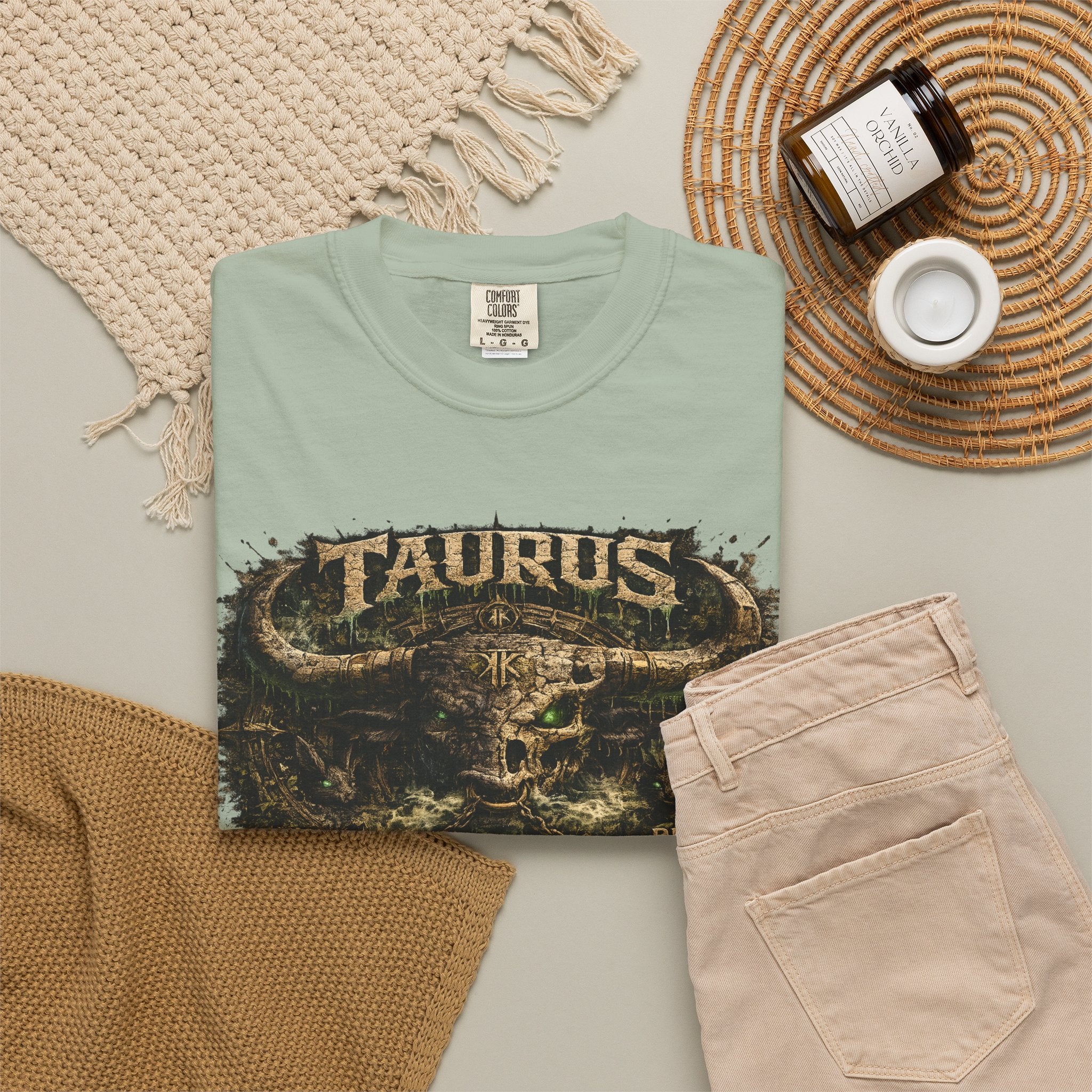 Taurus Zodiac T-Shirt — 'Built to Endure' Graphic Tee