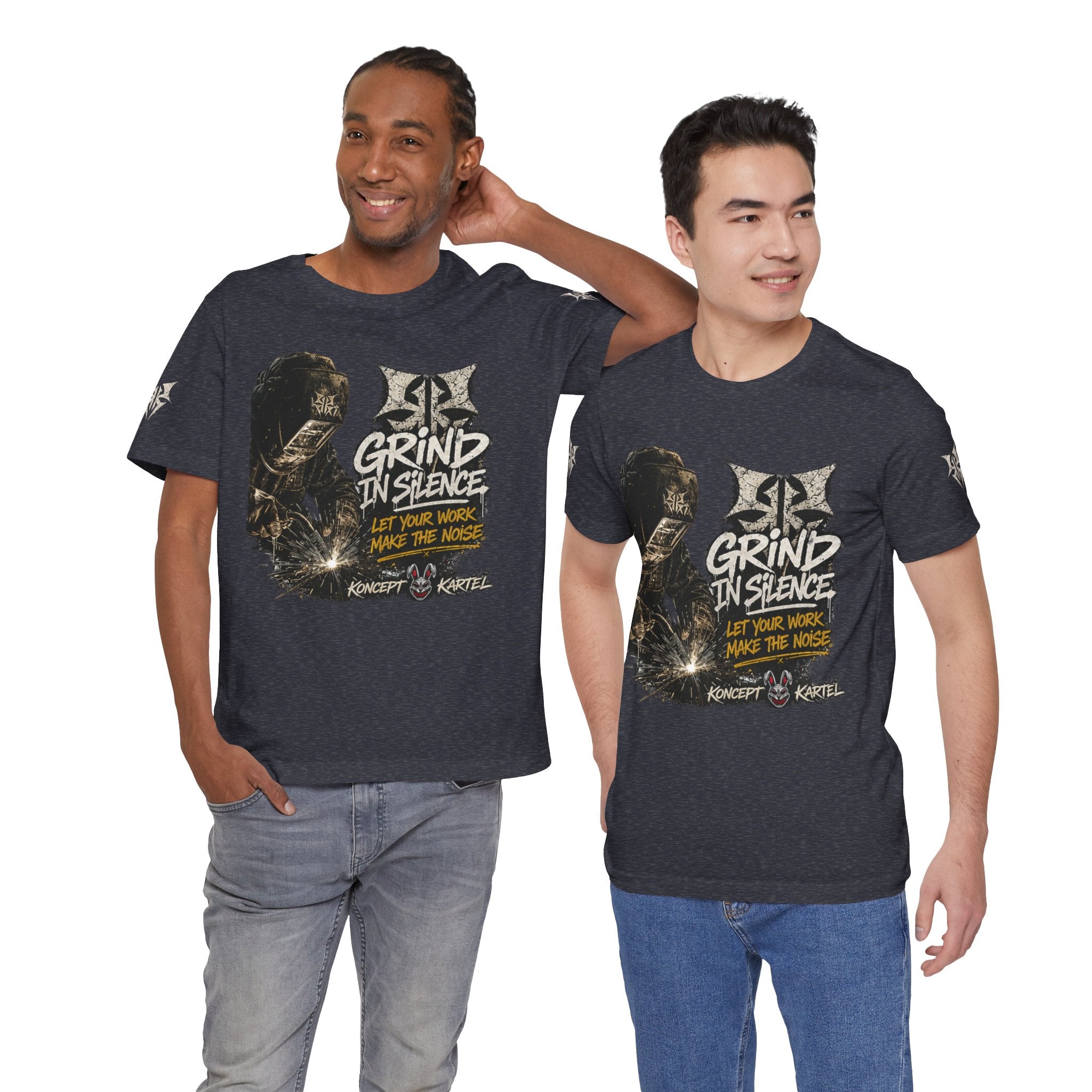 Grind in Silence Graphic Tee — "Let Your Work Make the Noise"