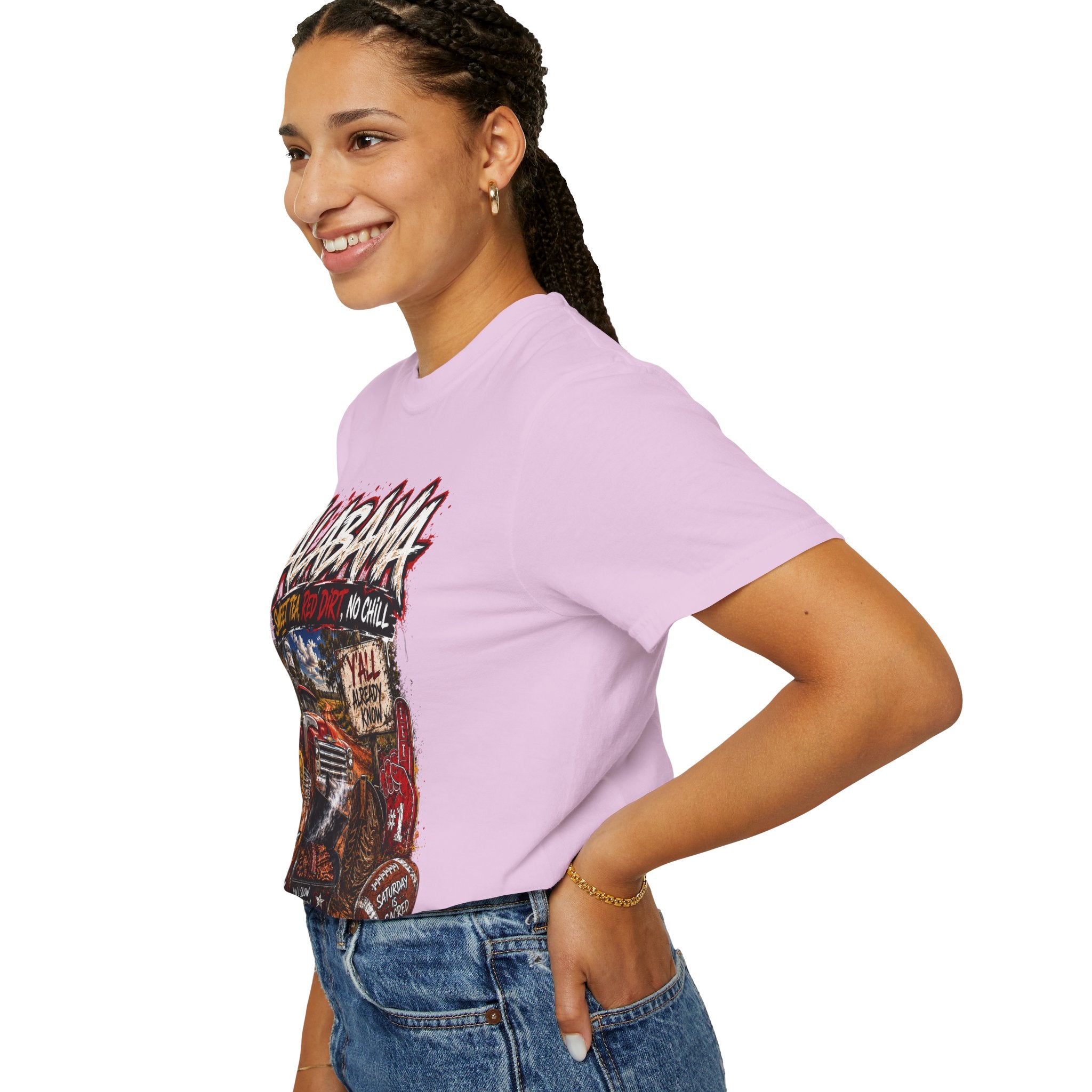 Alabama Vintage Truck T-Shirt — Sweet Tea, No Chill Graphic Tee