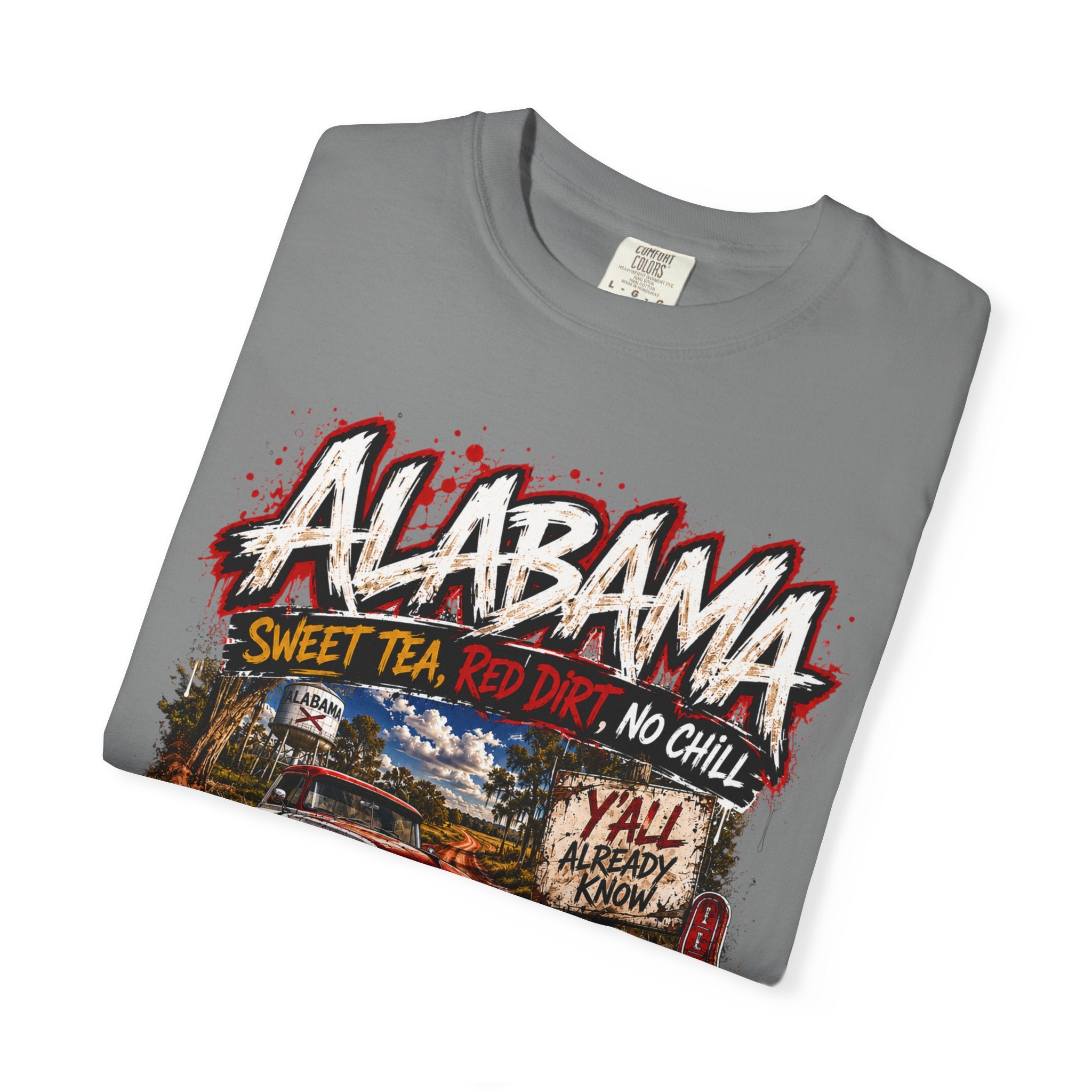 Alabama Vintage Truck T-Shirt — Sweet Tea, No Chill Graphic Tee