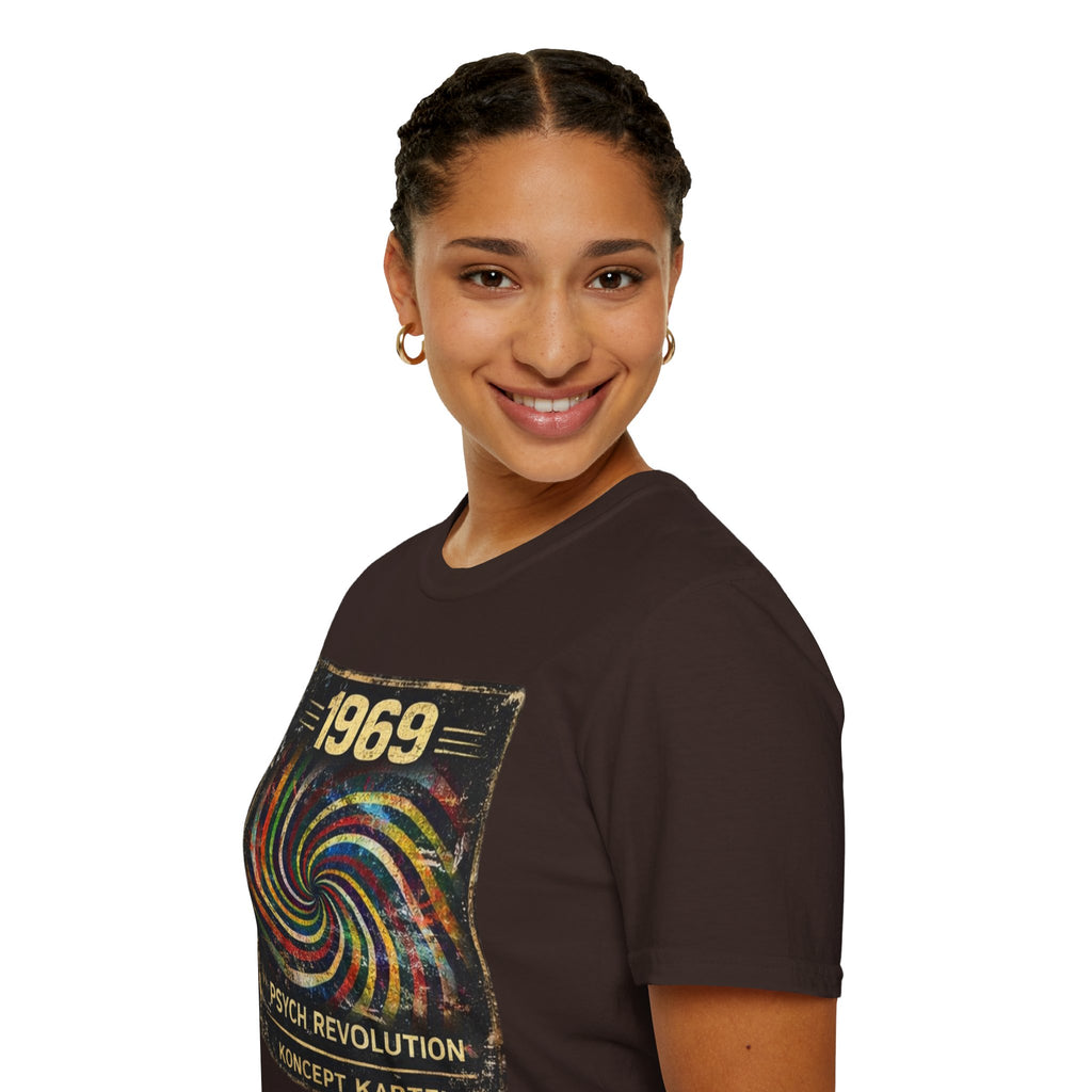1969 Psych Revolution T‑Shirt — Vintage Psychedelic Graphic Tee