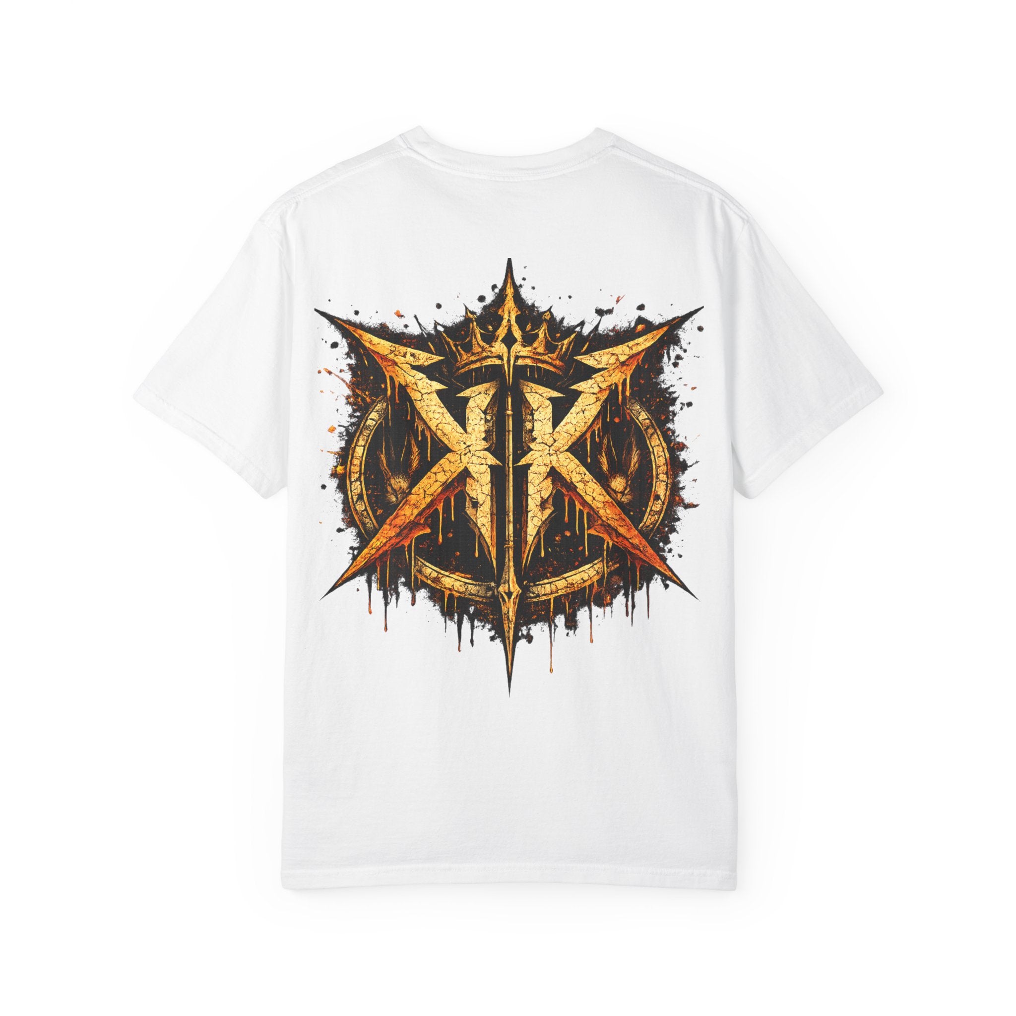 Crowned Chaos Lion Graphic T-Shirt