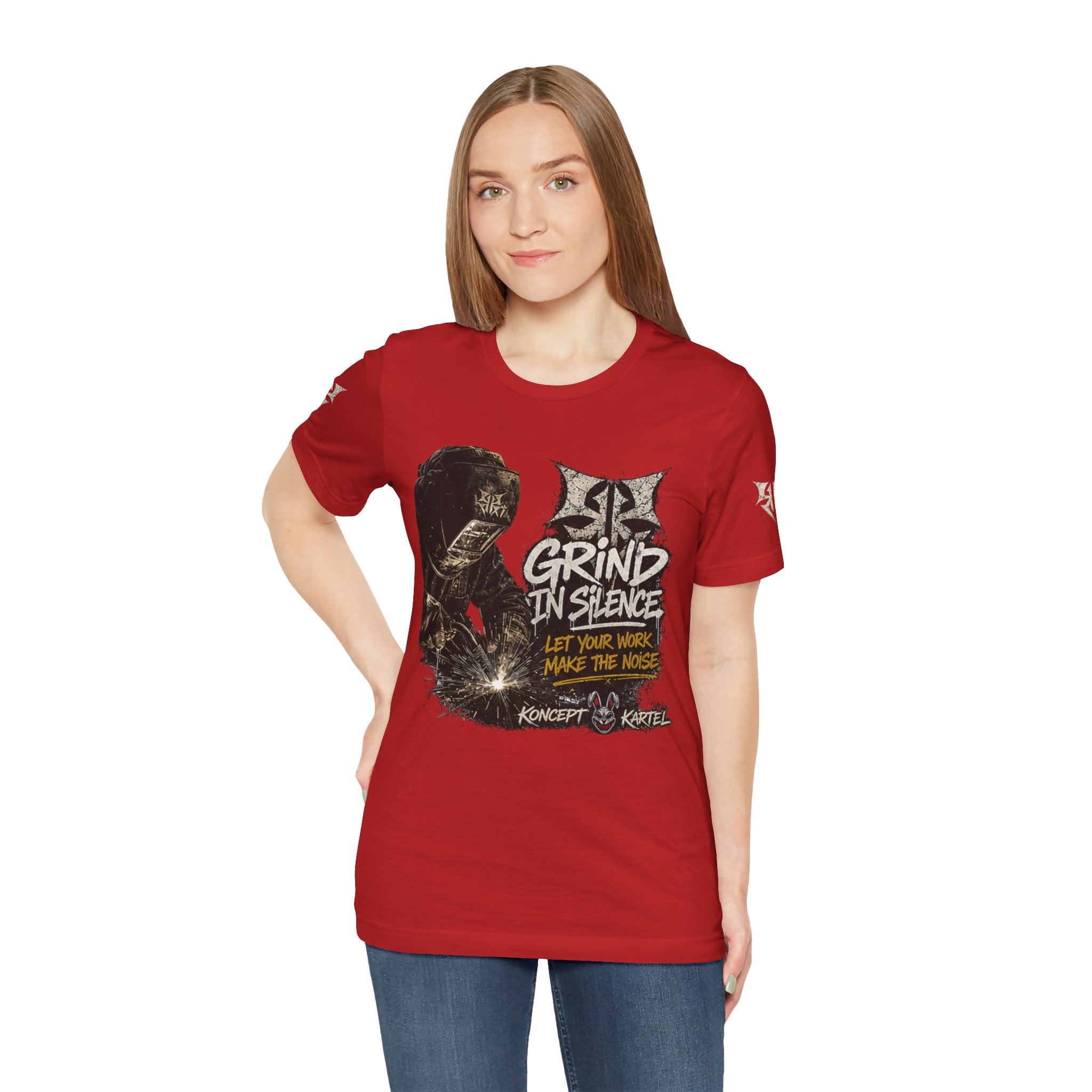 Grind in Silence Graphic Tee — "Let Your Work Make the Noise"