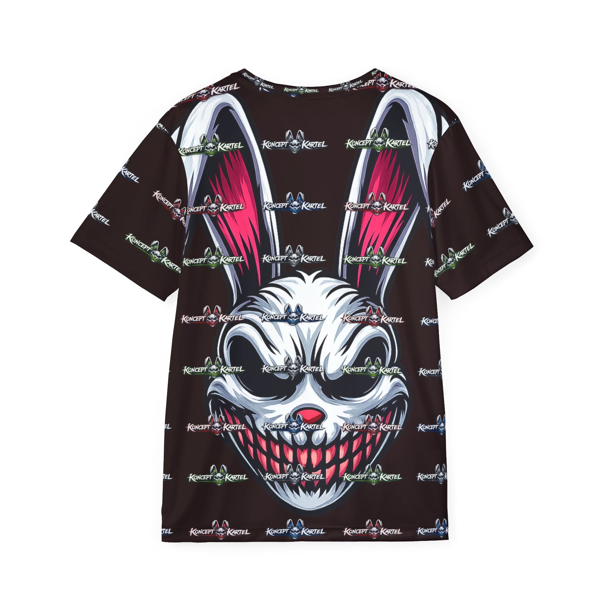Men's Graphic Jersey — Scary Bunny Skull All-Over Print