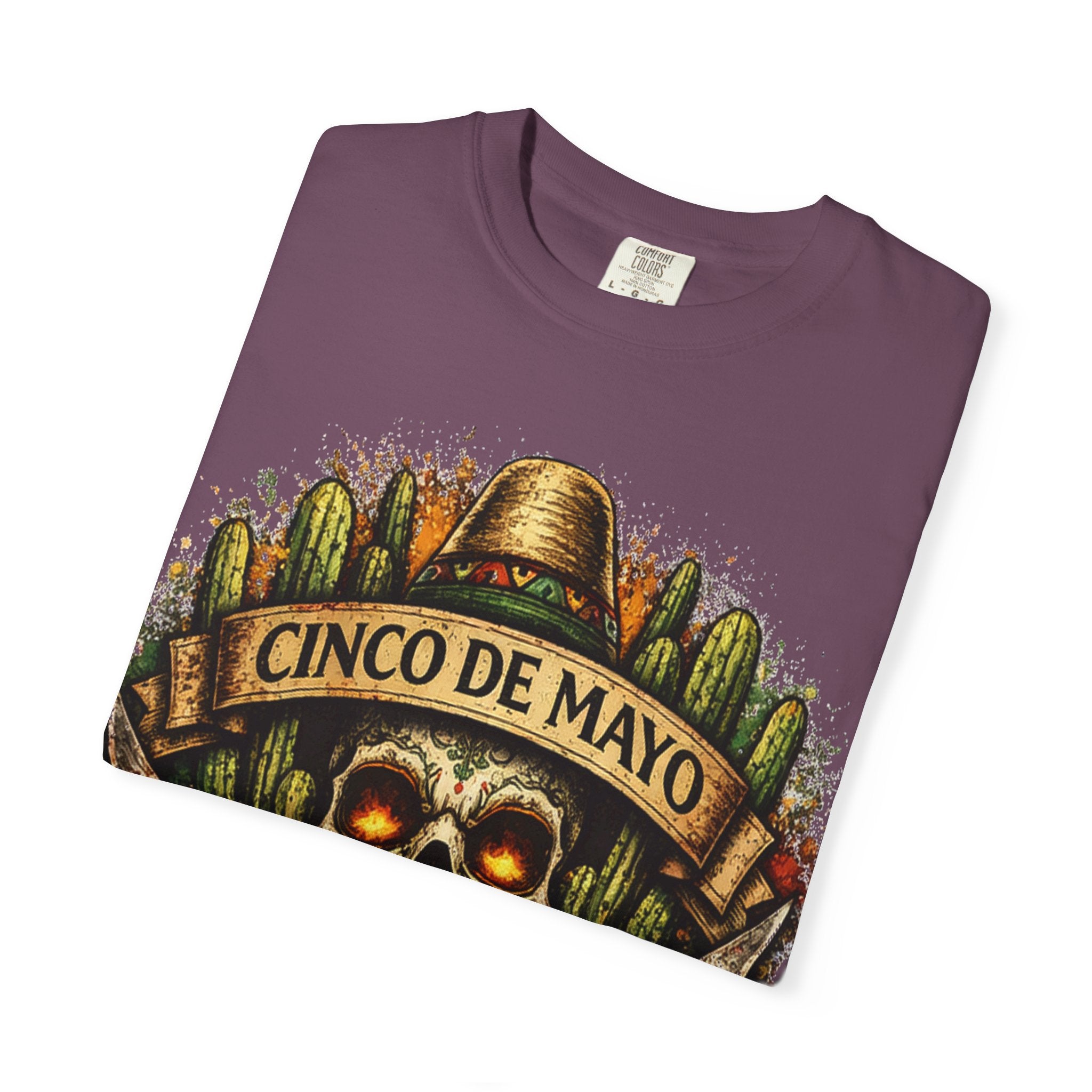 Cinco de Mayo Skull T-Shirt — Mexican Fiesta Graphic Tee