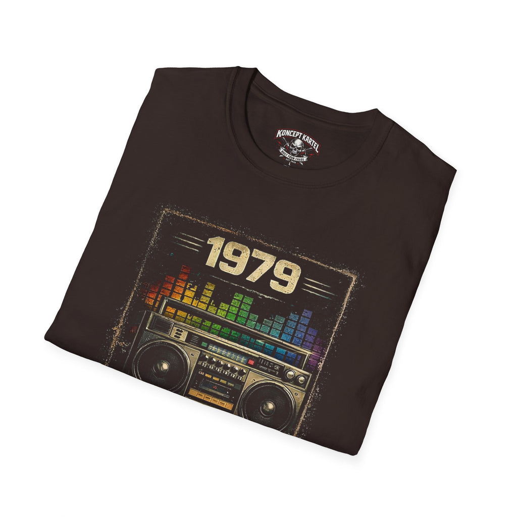 1979 The Vibes Retro Boombox T-Shirt