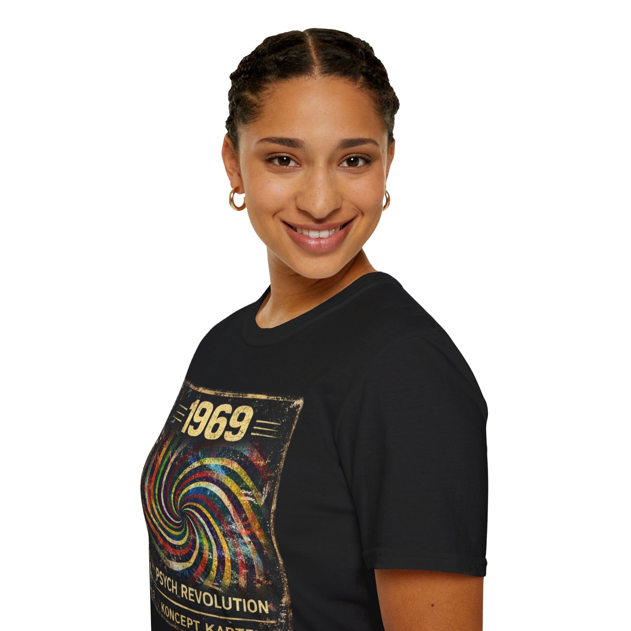 1969 Psych Revolution T‑Shirt — Vintage Psychedelic Graphic Tee