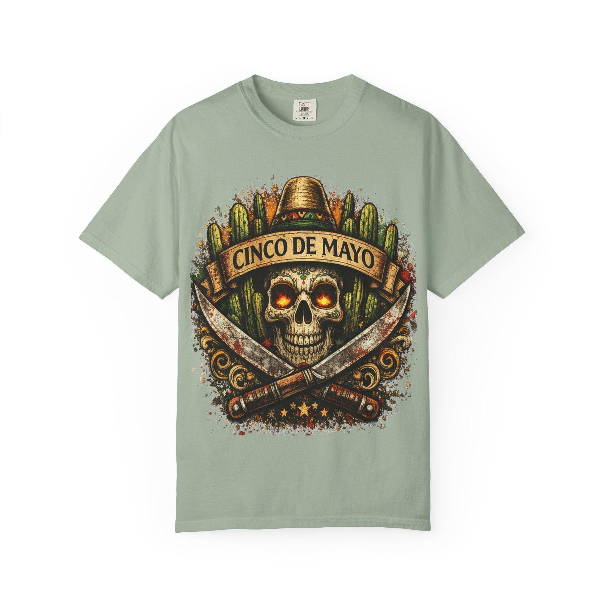 Cinco de Mayo Skull T-Shirt — Mexican Fiesta Graphic Tee