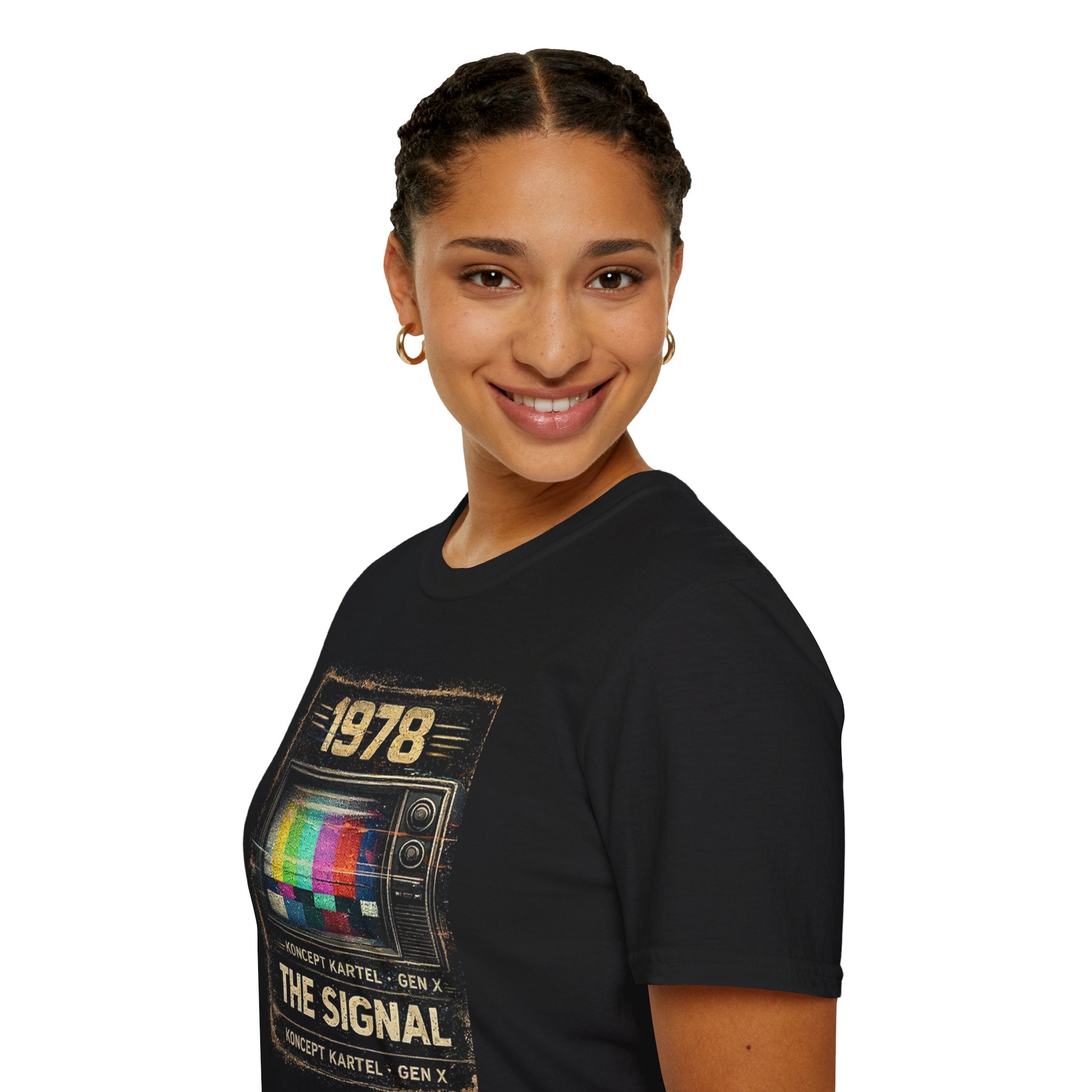 1978 "The Signal" Retro TV Tee — Vintage Broadcast Graphic T-Shirt