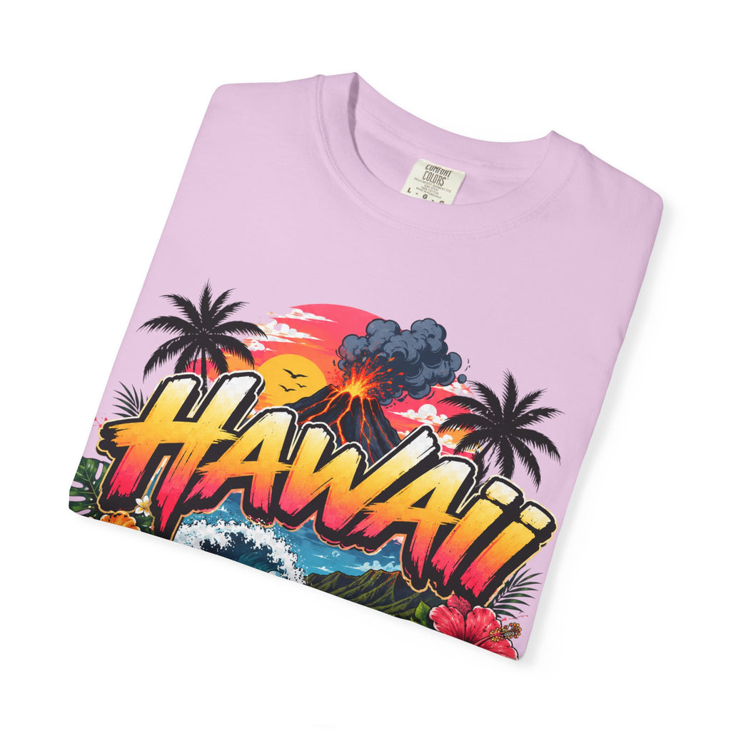 Hawaii Island Vibes T-Shirt — 'Island Time, Main Character Vibes' Tropical Tee