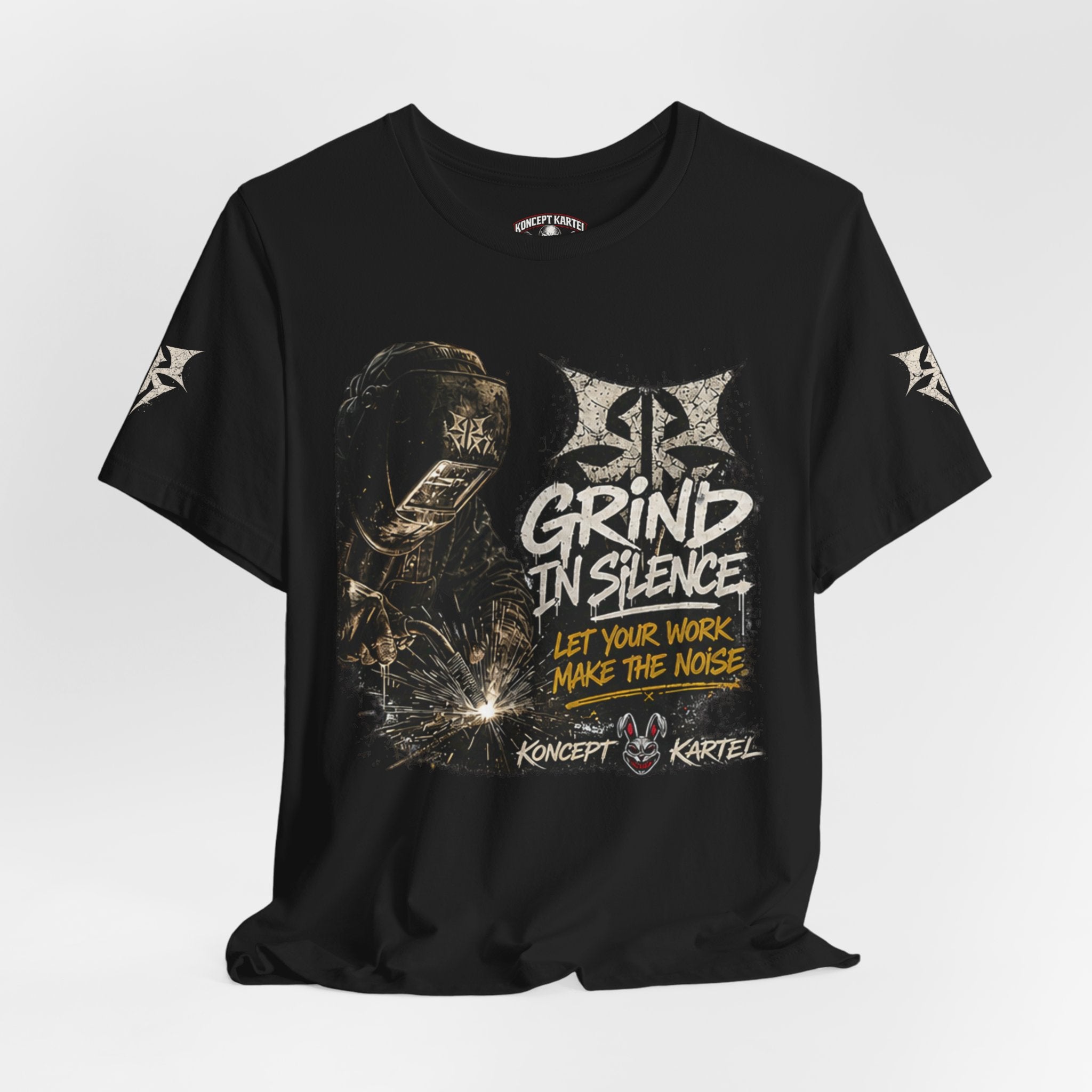 Grind in Silence Graphic Tee — "Let Your Work Make the Noise"