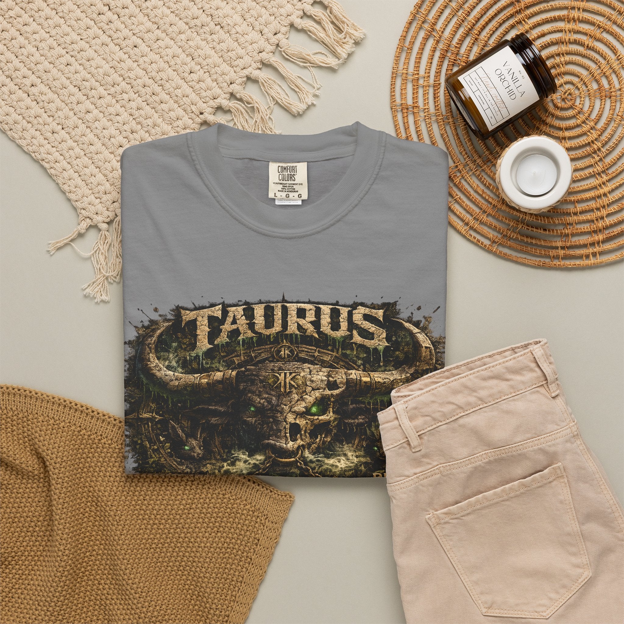 Taurus Zodiac T-Shirt — 'Built to Endure' Graphic Tee