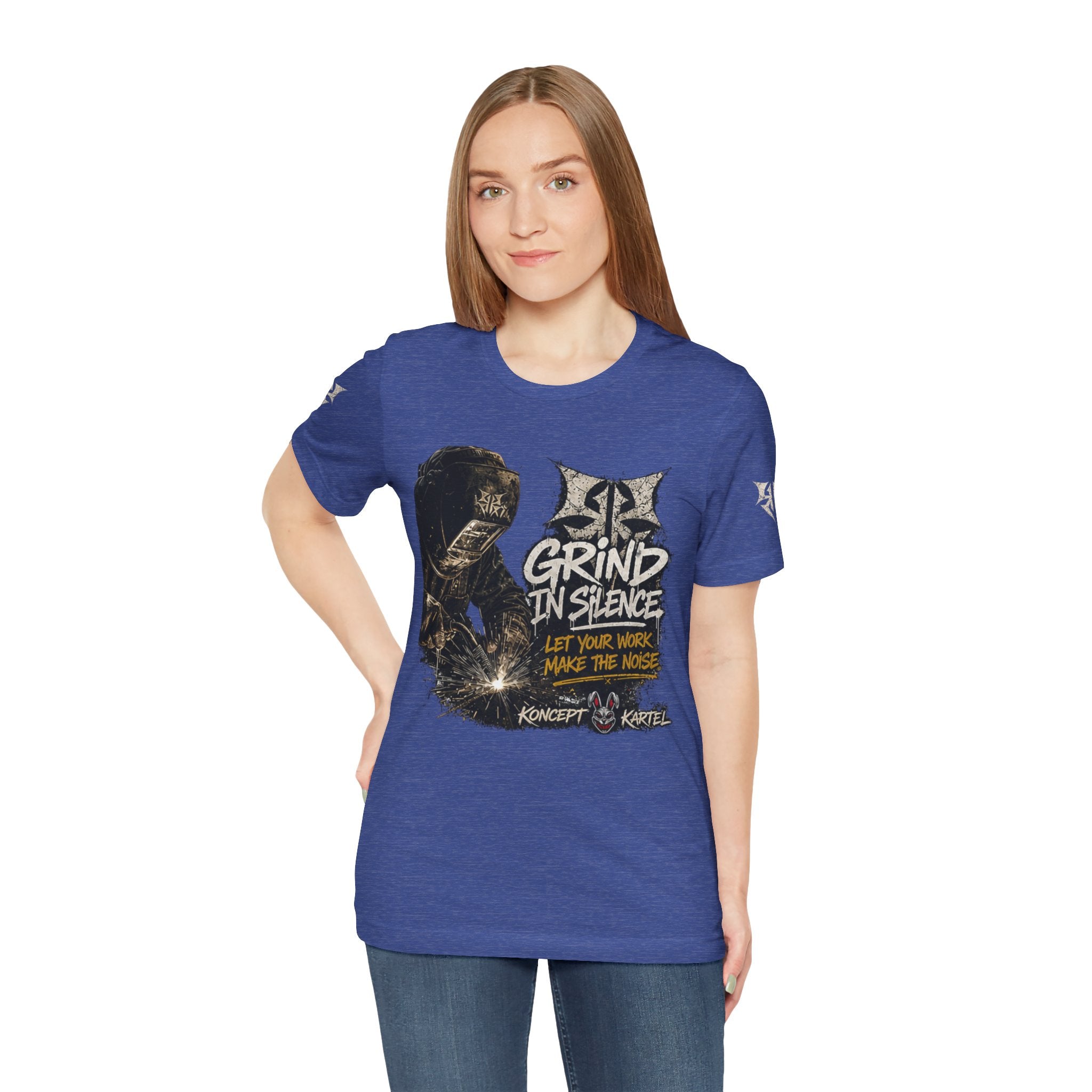 Grind in Silence Graphic Tee — "Let Your Work Make the Noise"