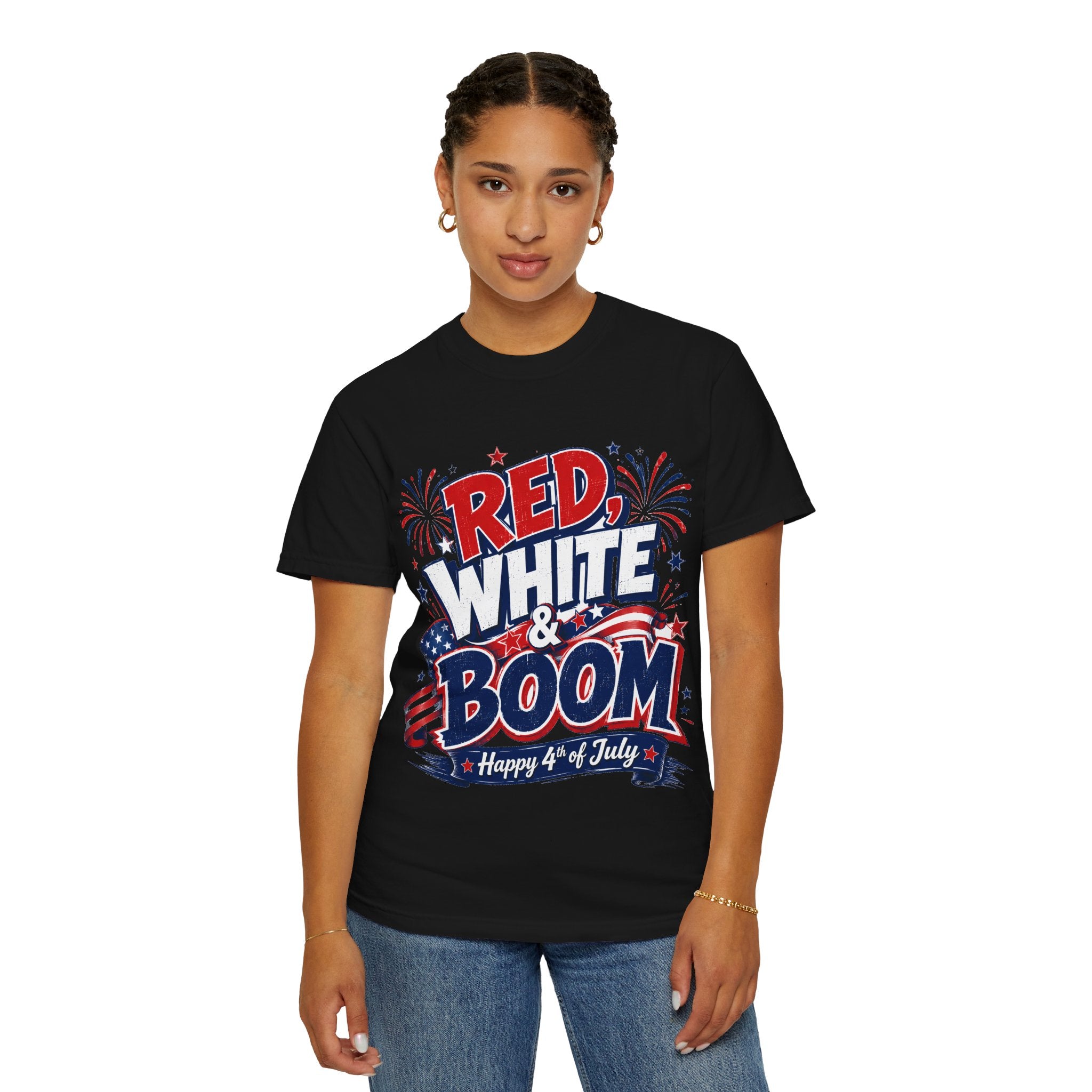 Red, White & Boom 4th of July T-Shirt