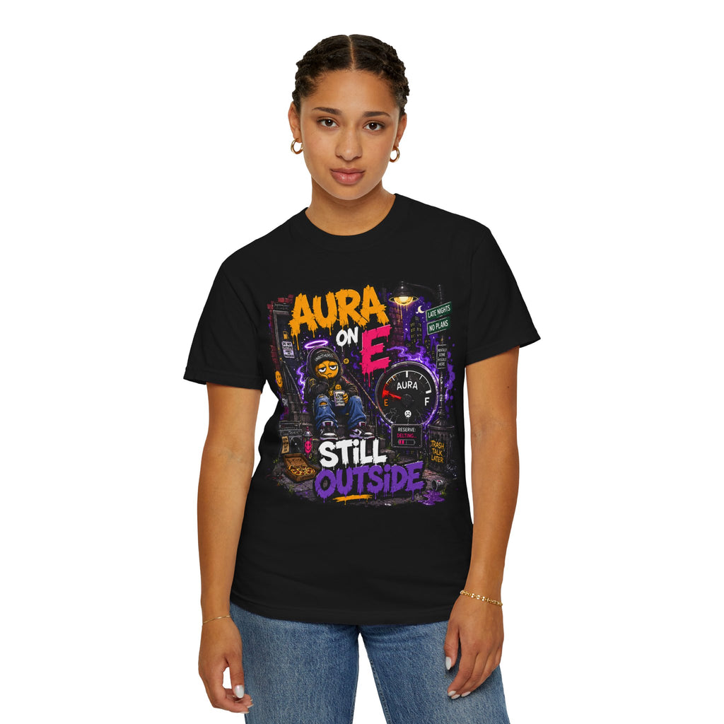 Aura On, Still Outside T-Shirt — Urban Graffiti Gaming Tee
